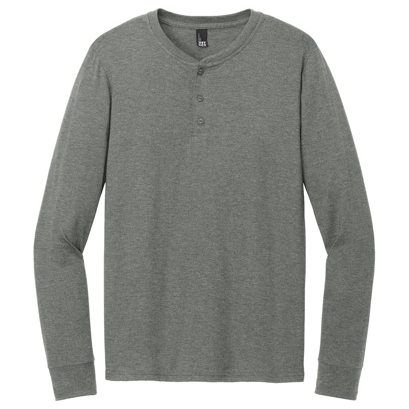 Black Frost Henley Shirt - District - Soft Fabric