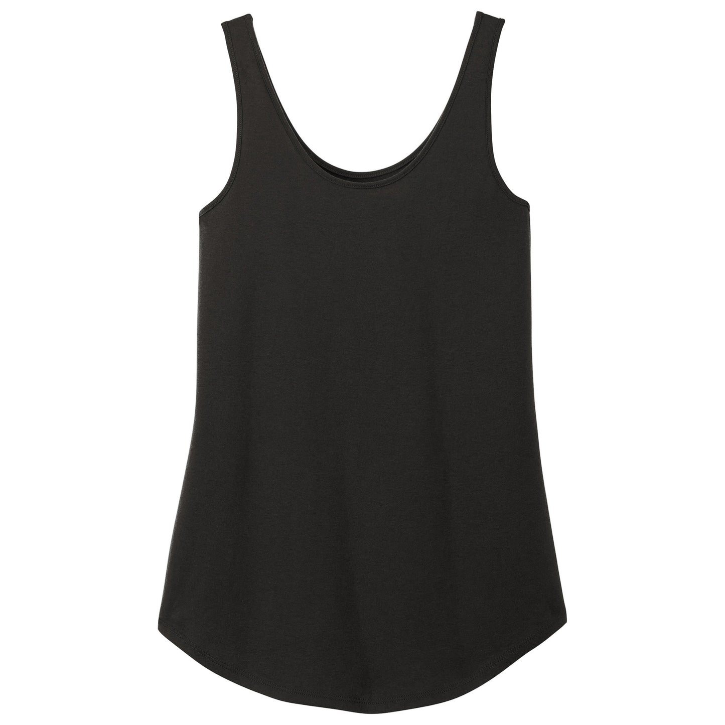 Aqua Heather Tank Tops - District - Soft Tri Blend