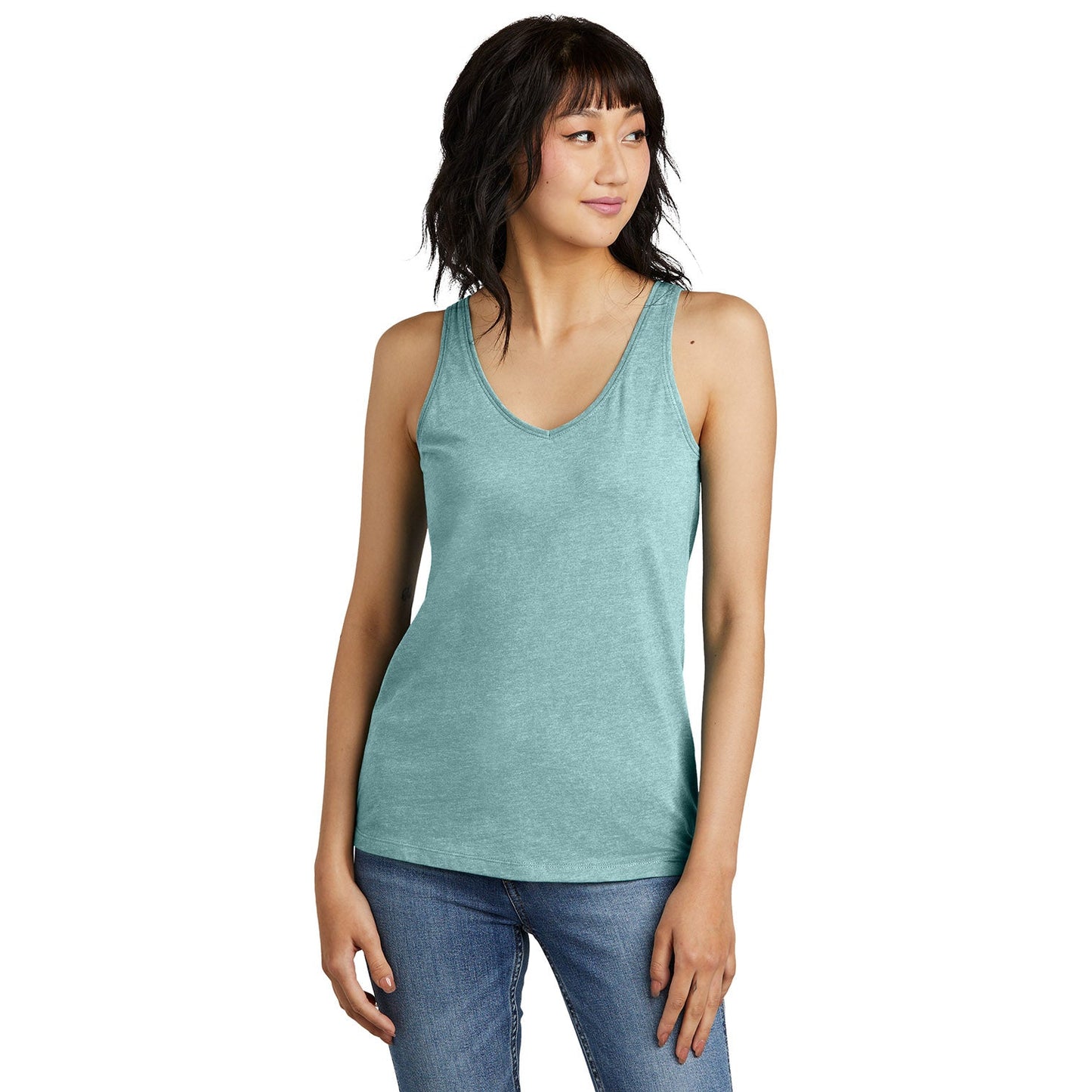 Black Tank Top - District - Soft Cotton Blend