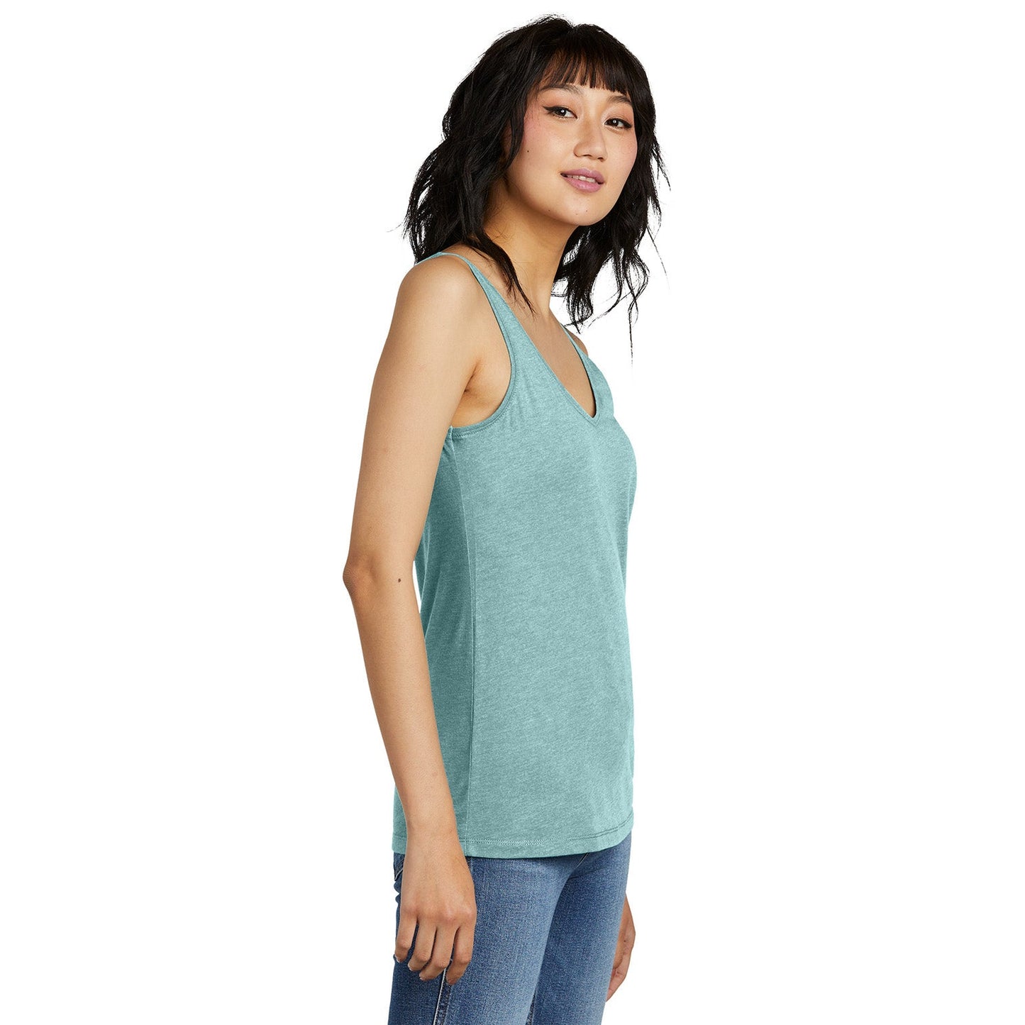 Black Tank Top - District - Soft Cotton Blend