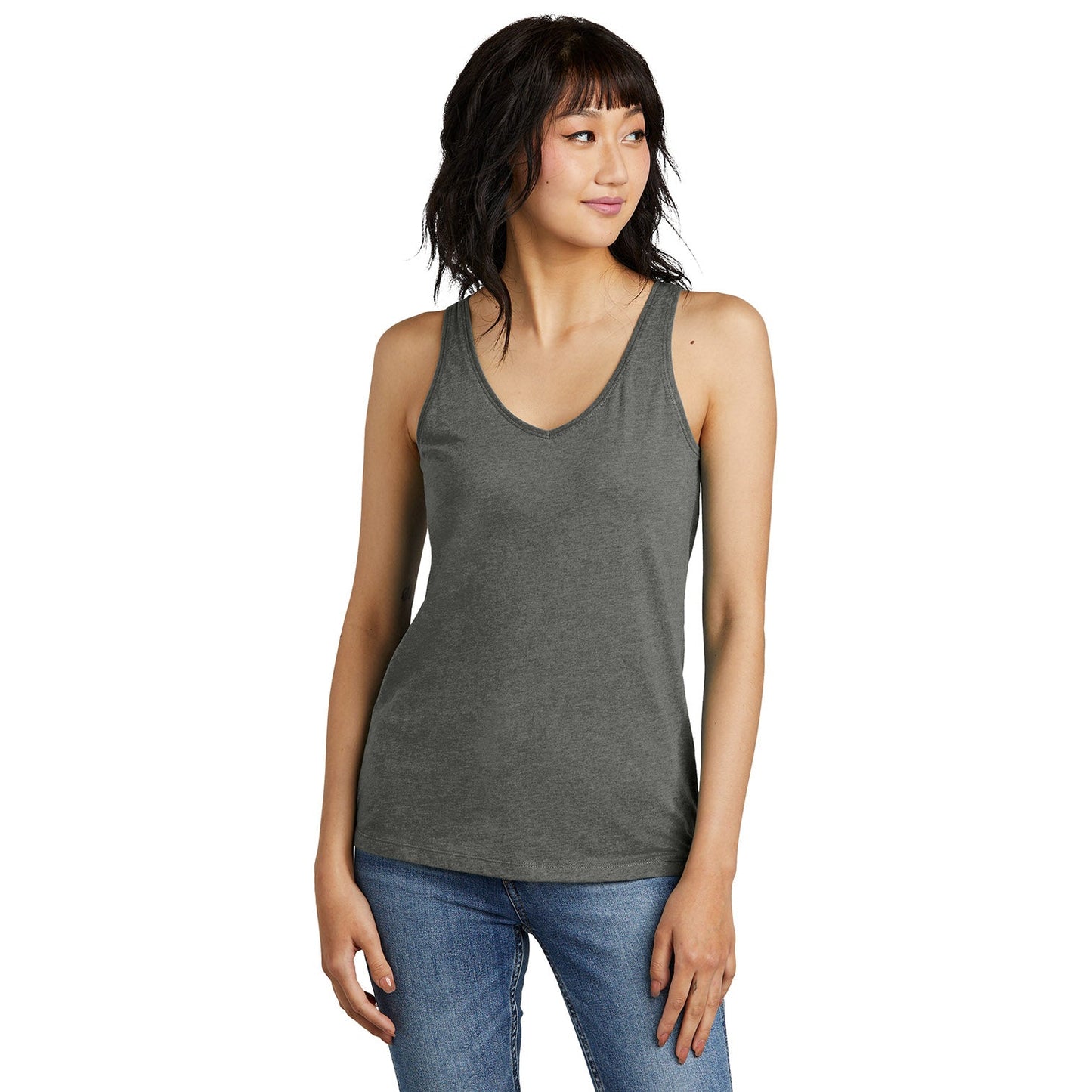 Black Tank Top - District - Soft Cotton Blend