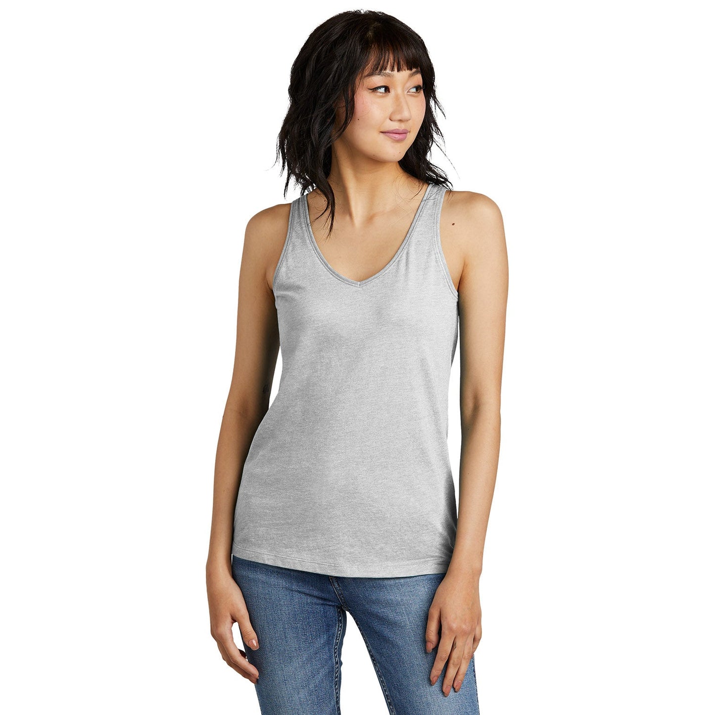 Black Tank Top - District - Soft Cotton Blend