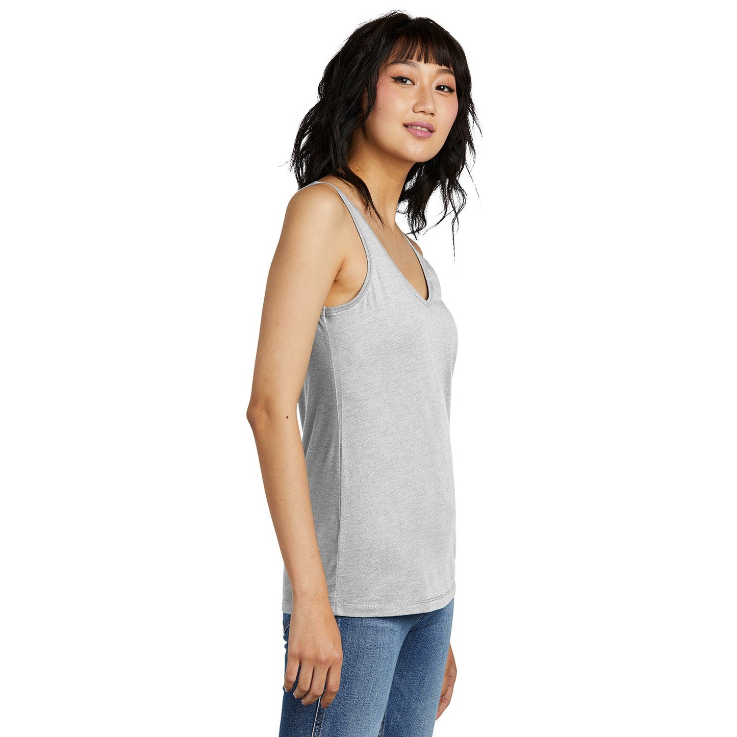 Black Tank Top - District - Soft Cotton Blend