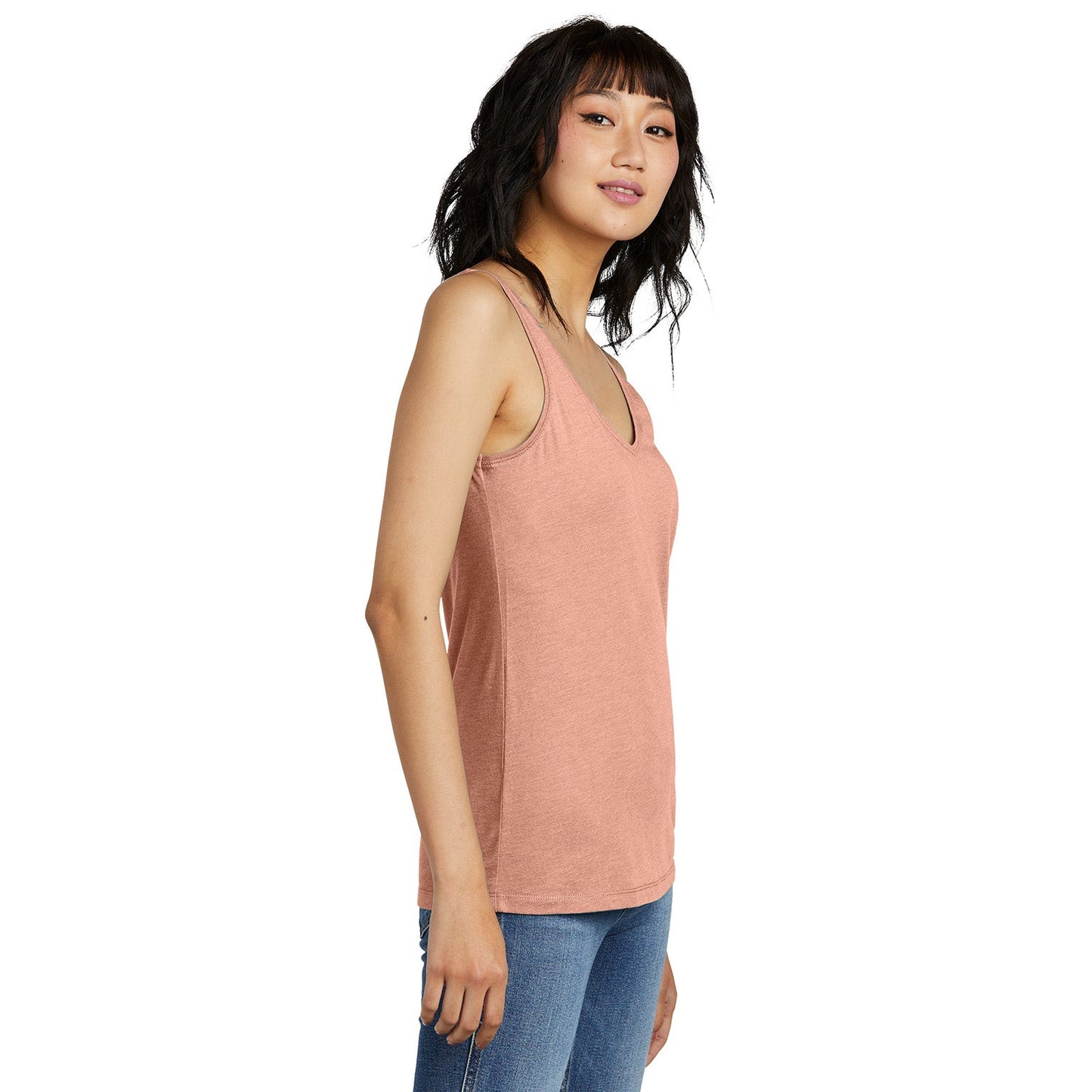 Black Tank Top - District - Soft Cotton Blend
