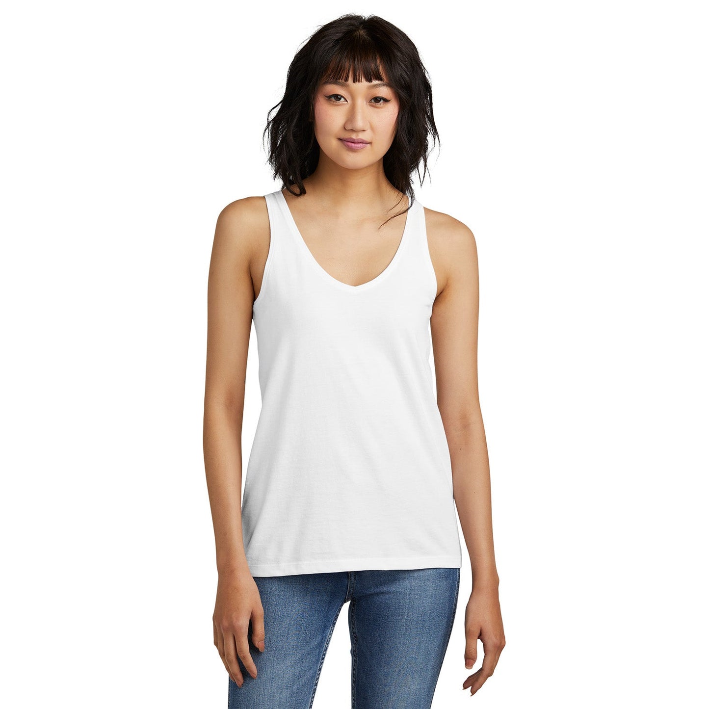 Black Tank Top - District - Soft Cotton Blend