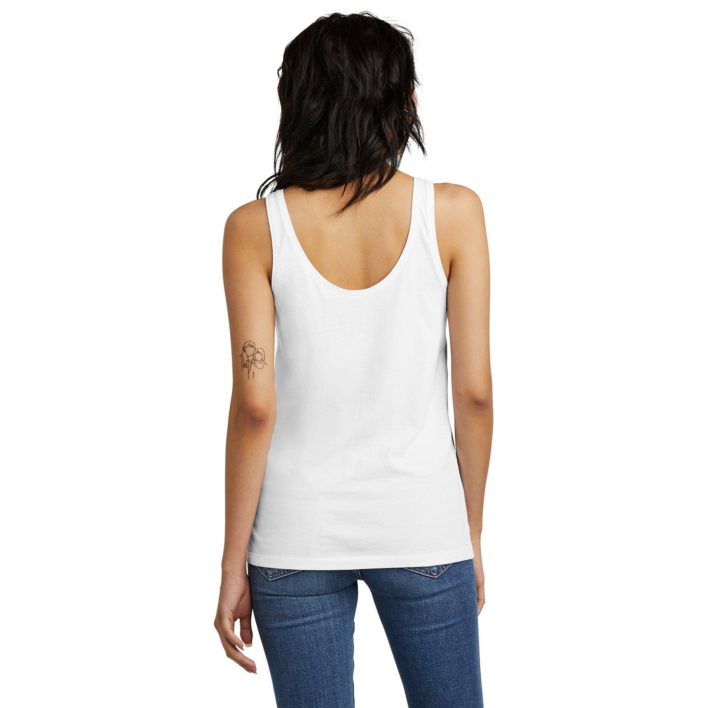 Black Tank Top - District - Soft Cotton Blend