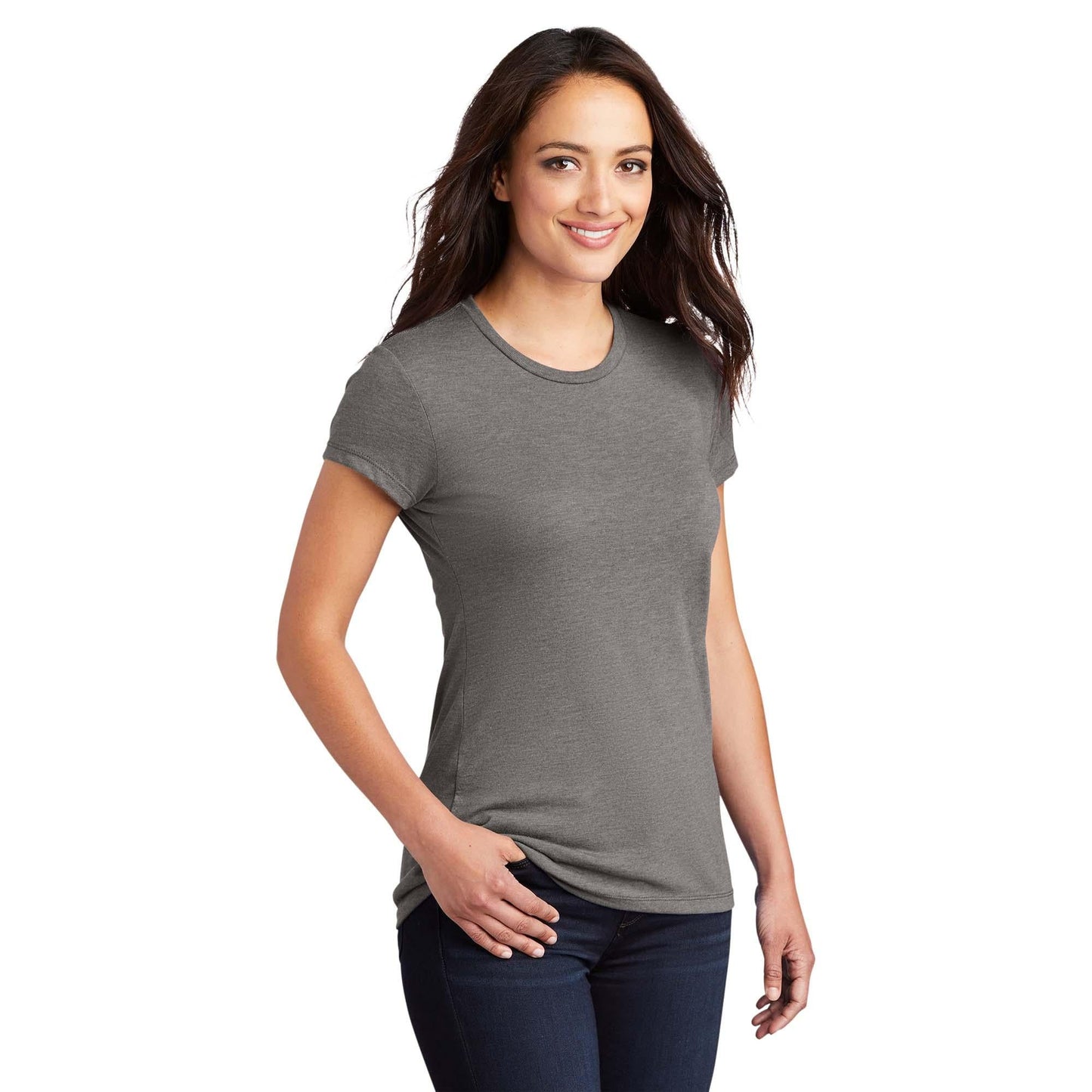 Black Frost T-Shirts - District - Fitted Tri-Blend Tee