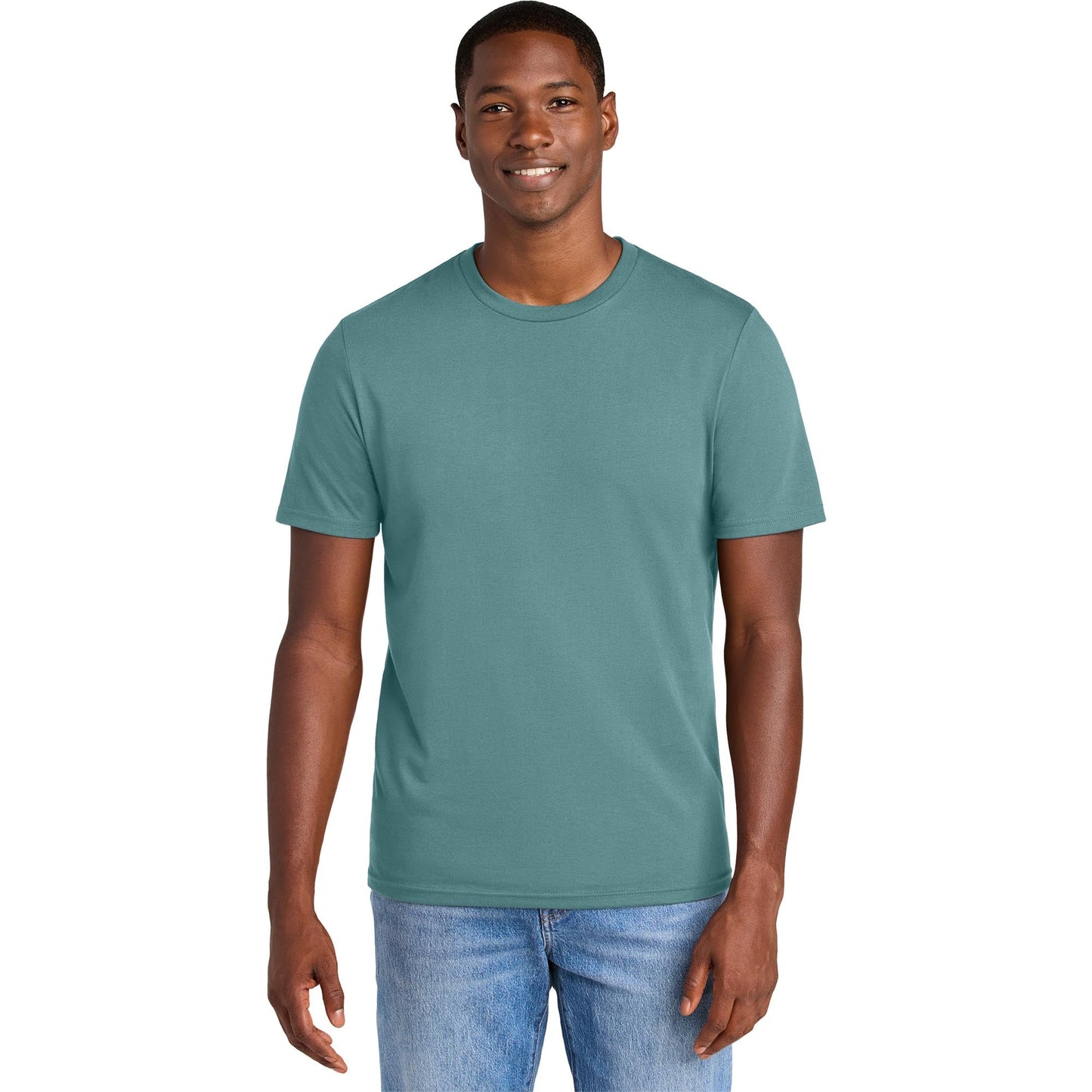 Jet Black T-Shirts - District - Soft Cotton Blend - Stylish Tee