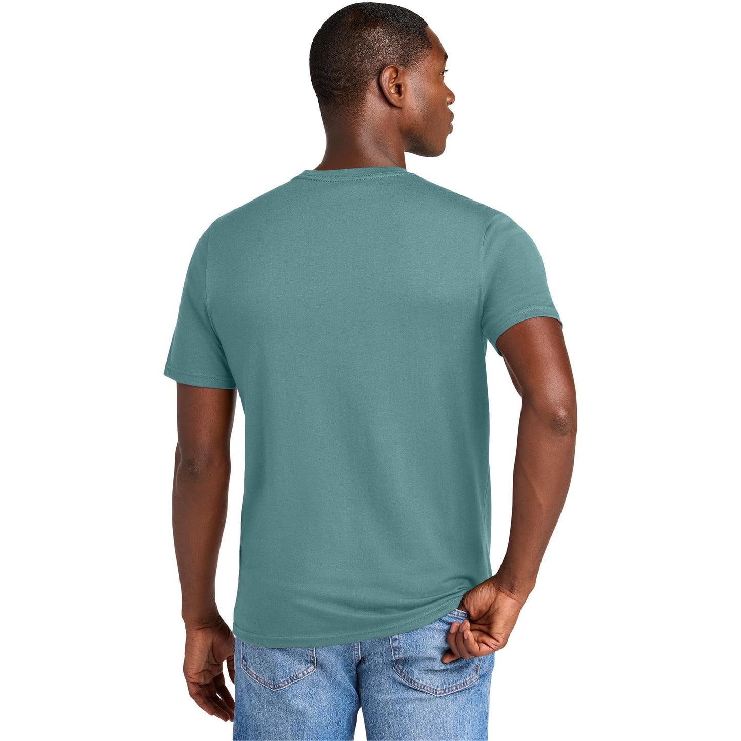 Jet Black T-Shirts - District - Soft Cotton Blend - Stylish Tee