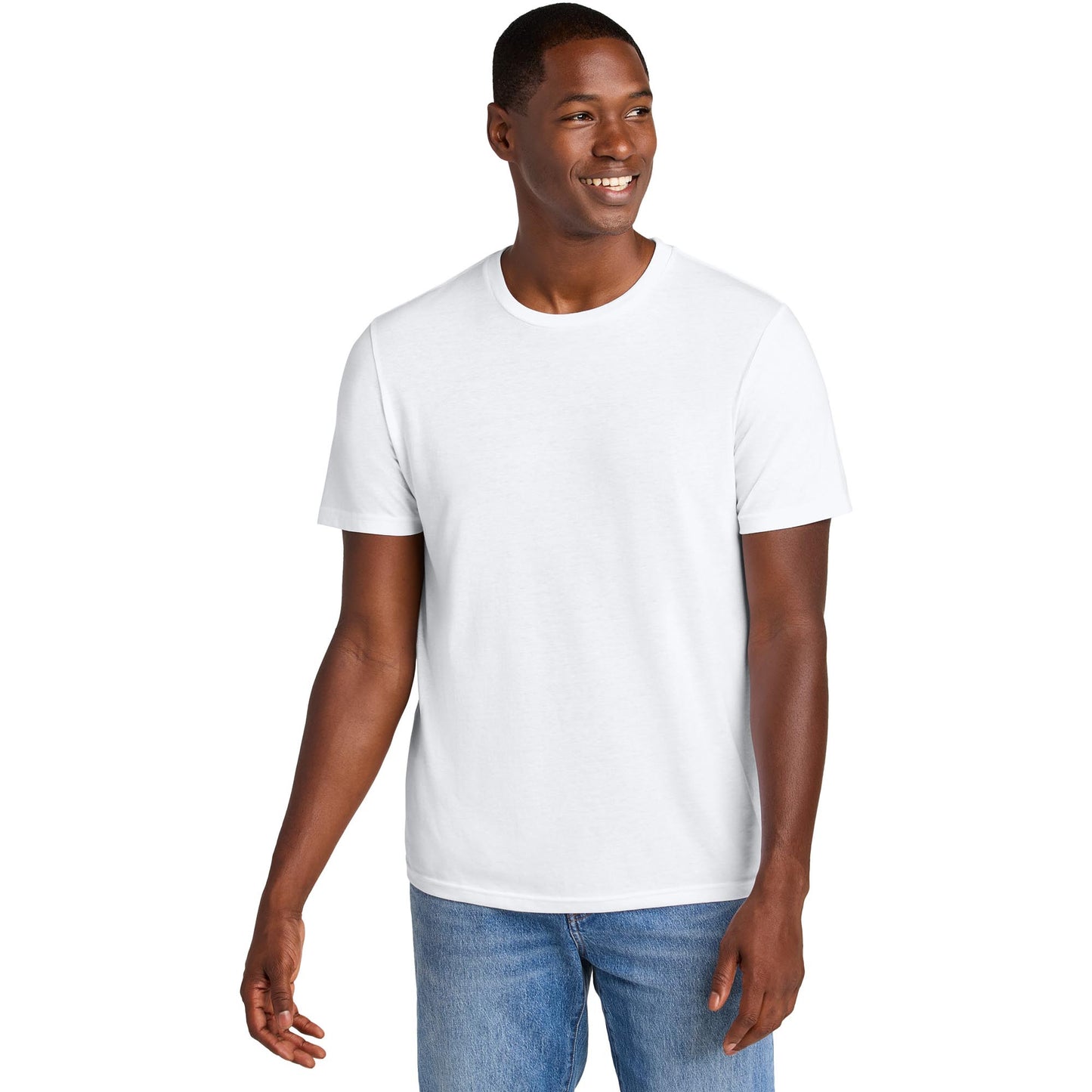 Jet Black T-Shirts - District - Soft Cotton Blend - Stylish Tee
