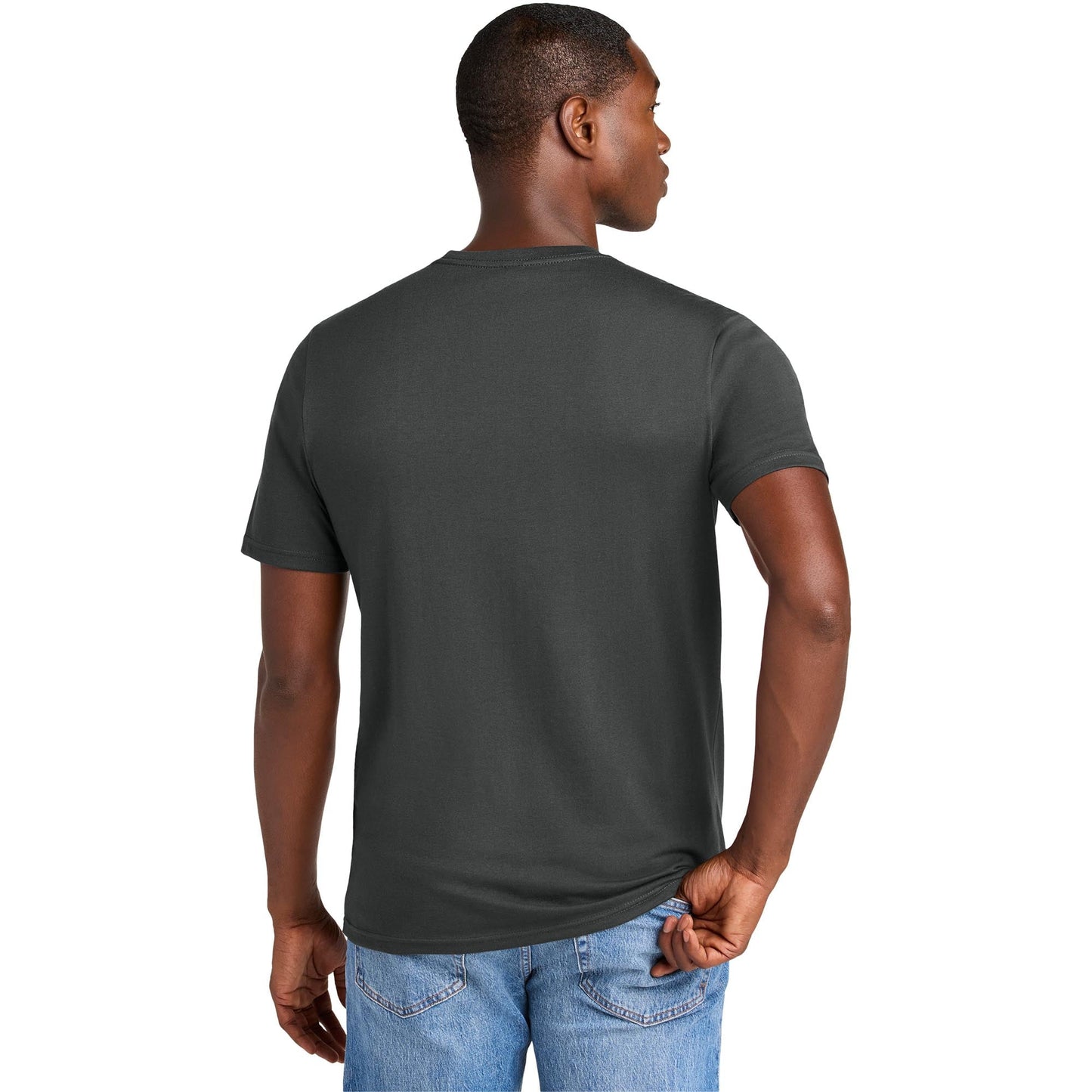 Jet Black T-Shirts - District - Soft Cotton Blend - Stylish Tee