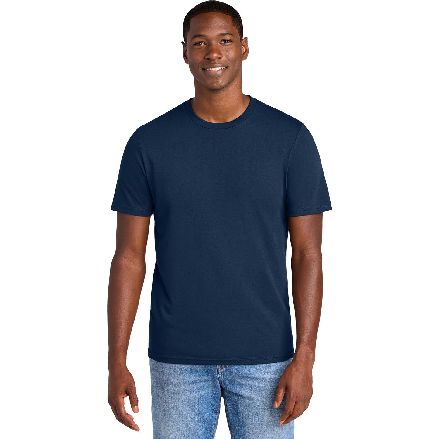 Jet Black T-Shirts - District - Soft Cotton Blend - Stylish Tee
