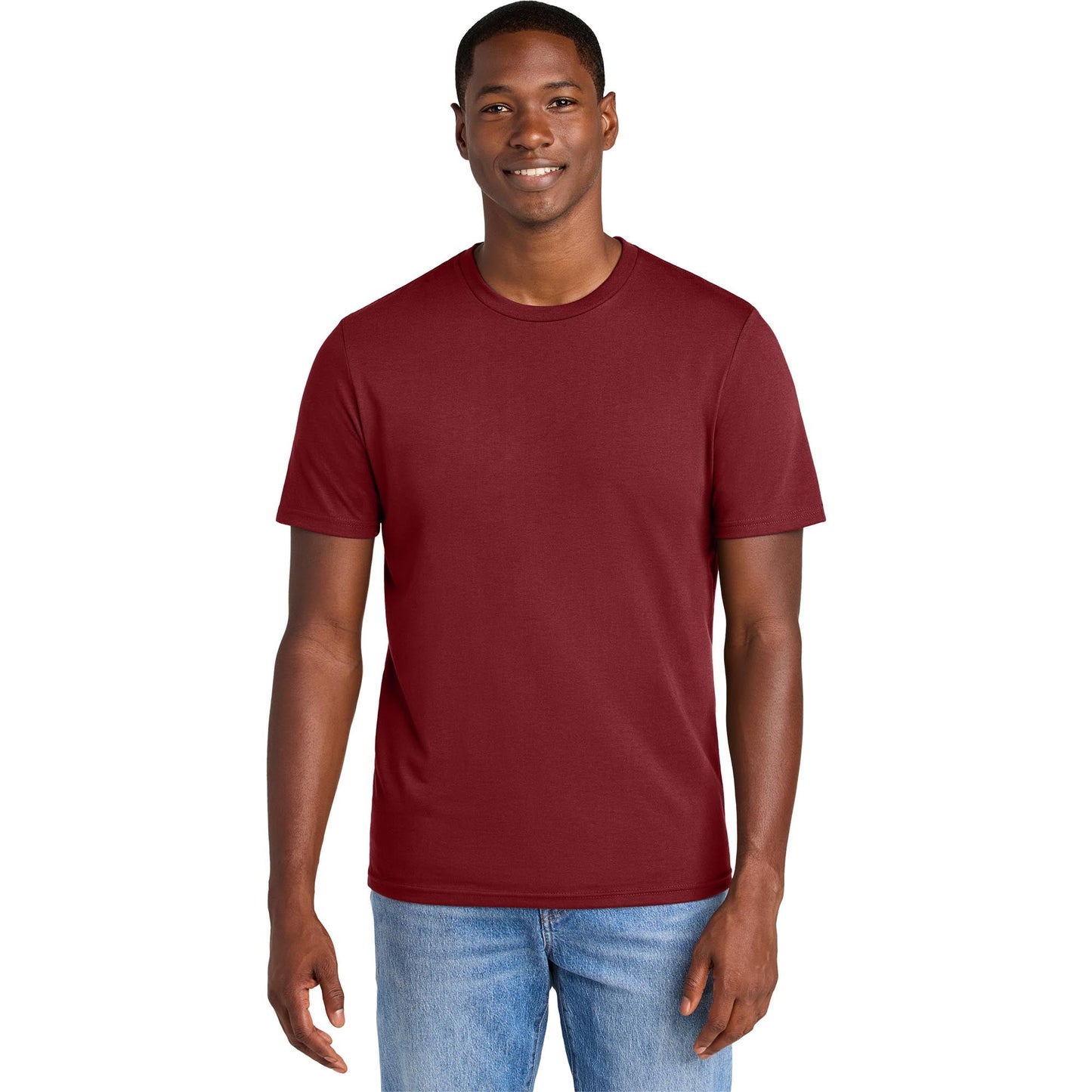 Jet Black T-Shirts - District - Soft Cotton Blend - Stylish Tee