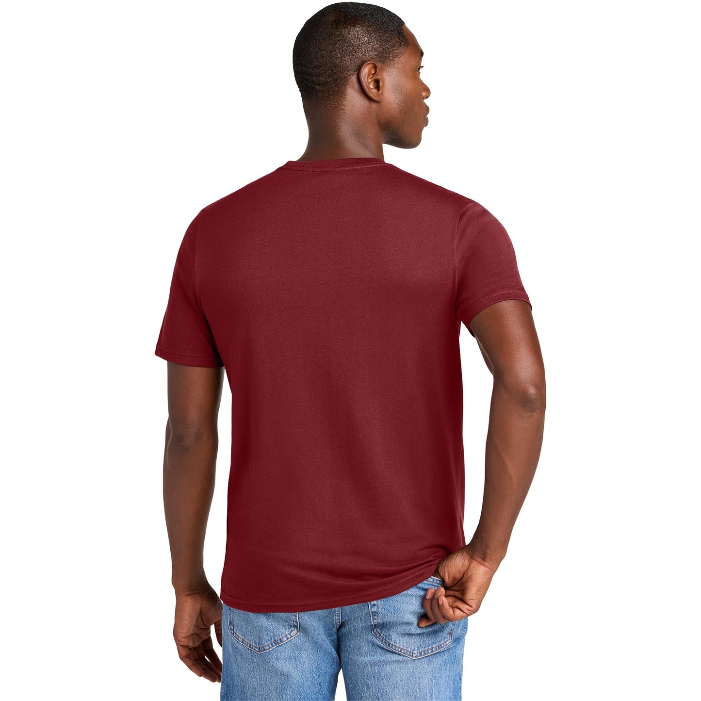 Jet Black T-Shirts - District - Soft Cotton Blend - Stylish Tee