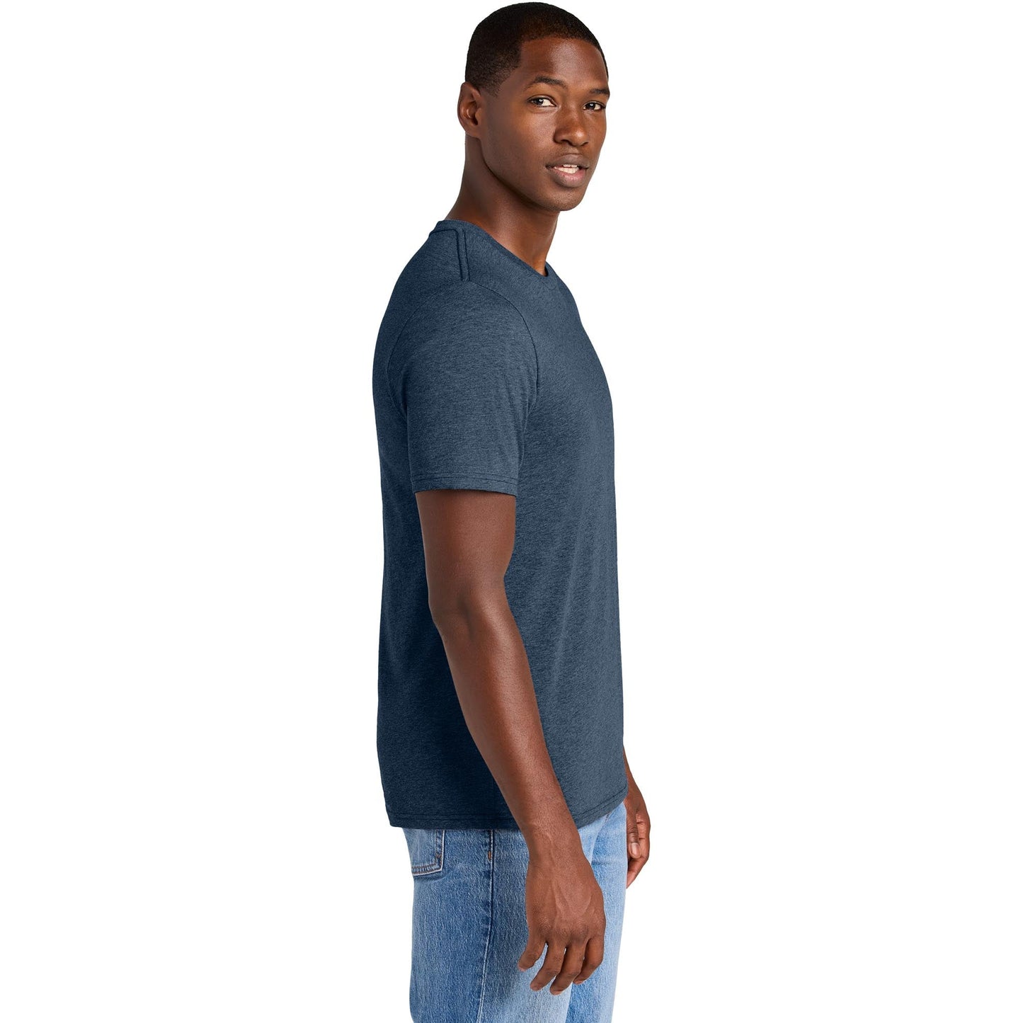 Jet Black T-Shirts - District - Soft Cotton Blend - Stylish Tee