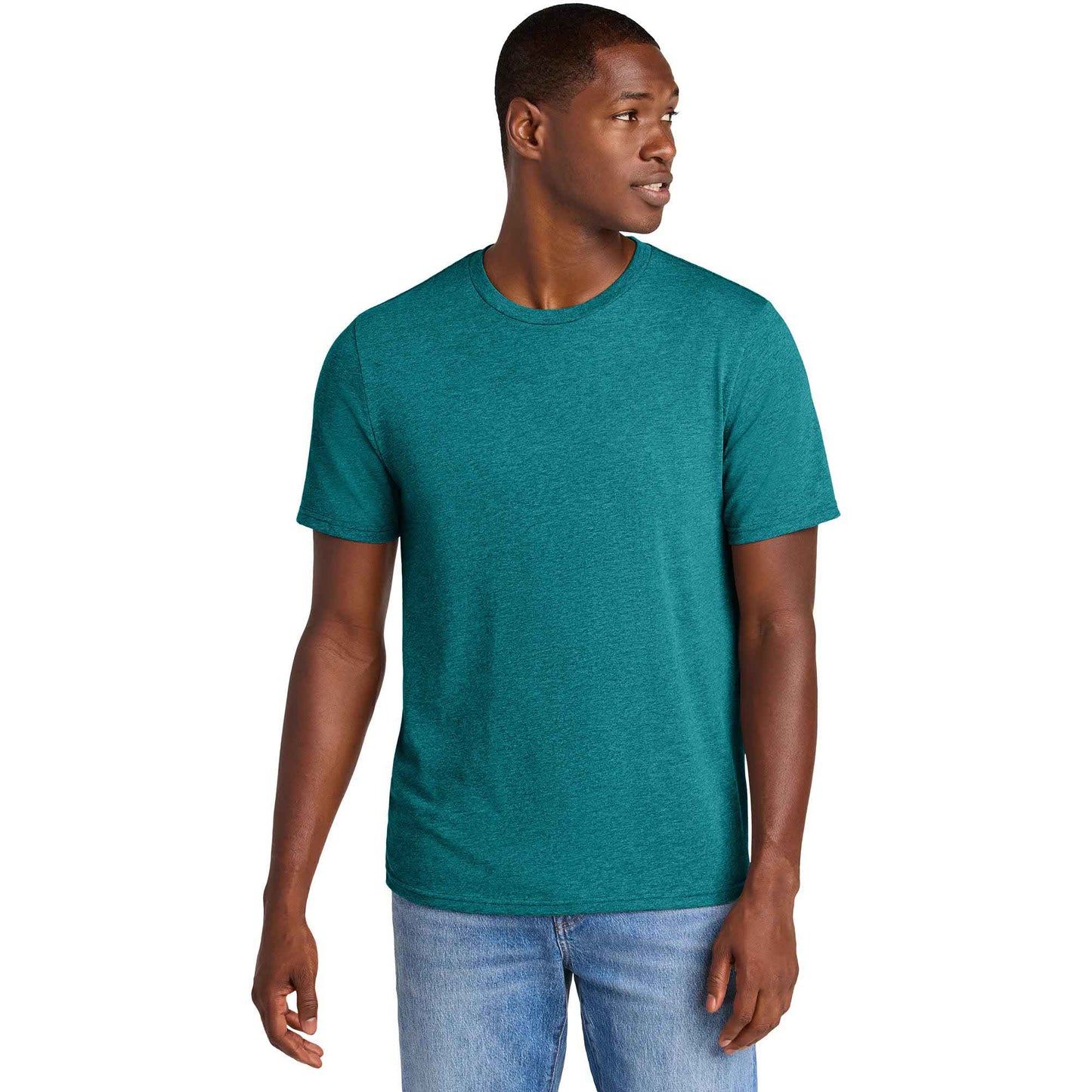 Jet Black T-Shirts - District - Soft Cotton Blend - Stylish Tee