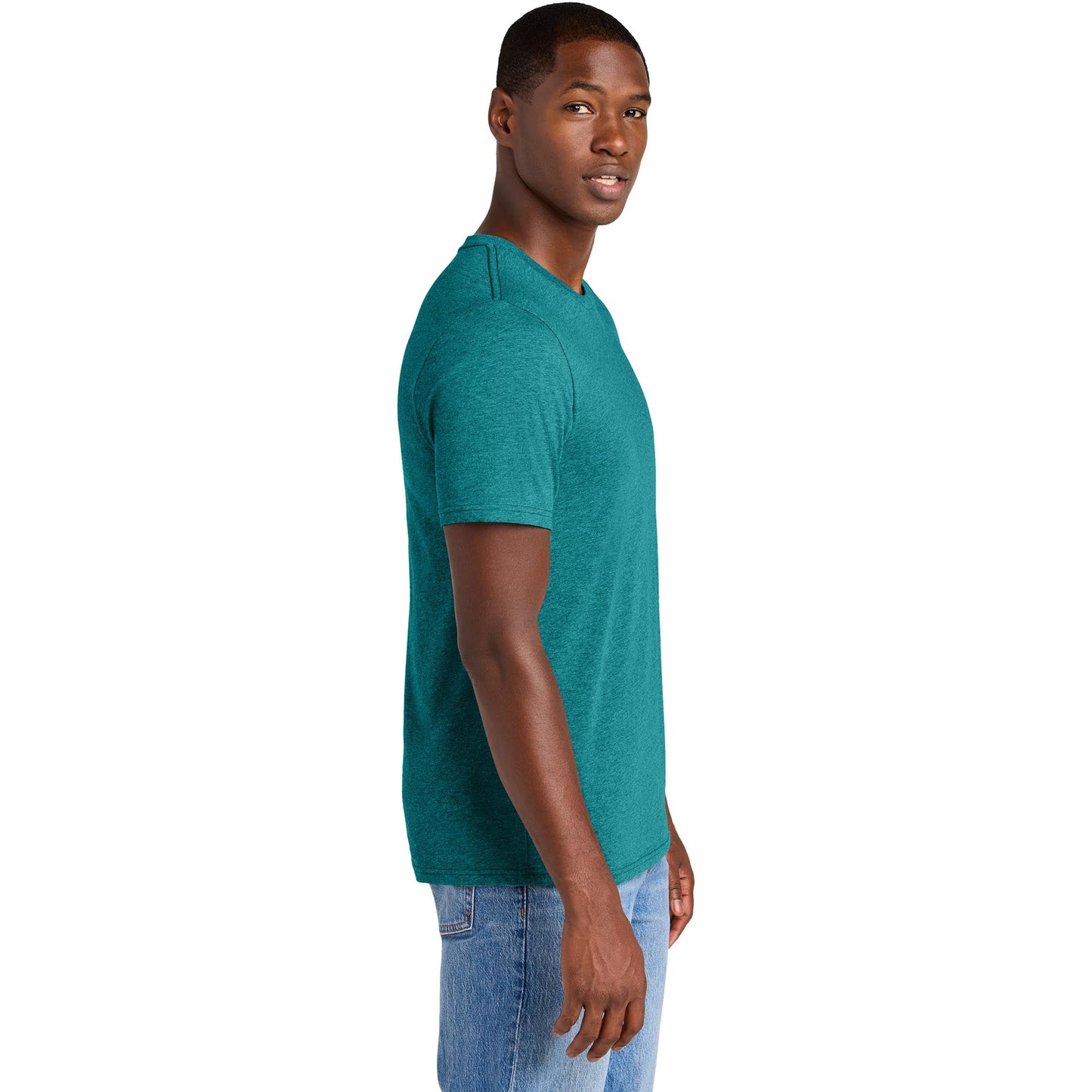 Jet Black T-Shirts - District - Soft Cotton Blend - Stylish Tee