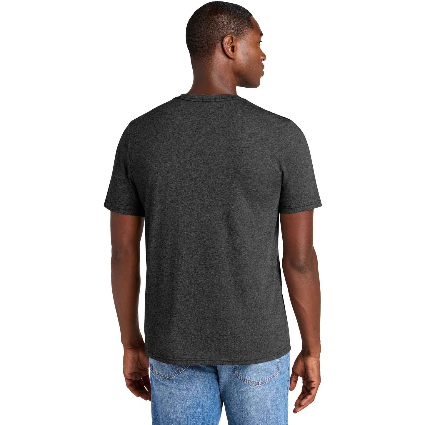 Jet Black T-Shirts - District - Soft Cotton Blend - Stylish Tee