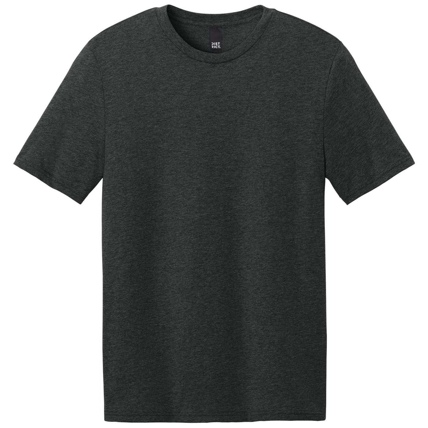 Jet Black T-Shirts - District - Soft Cotton Blend - Stylish Tee