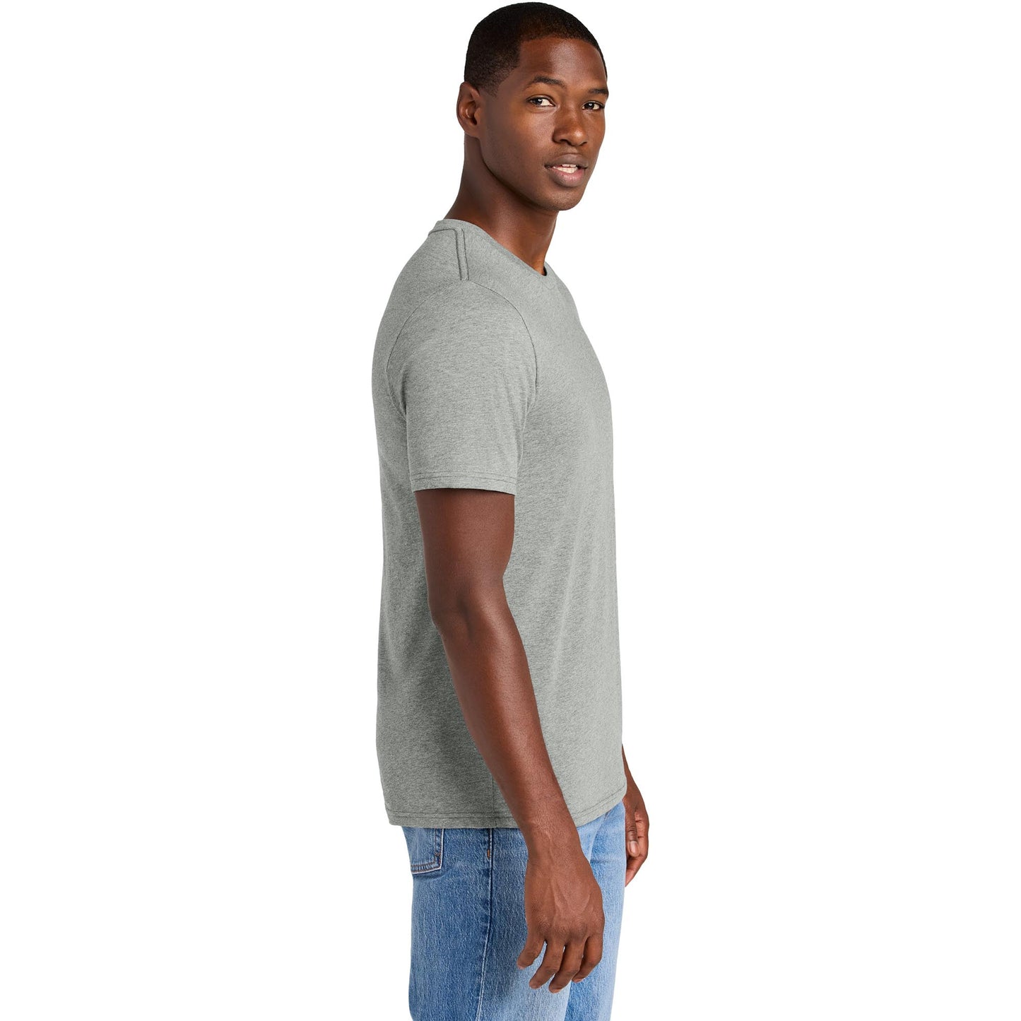 Jet Black T-Shirts - District - Soft Cotton Blend - Stylish Tee