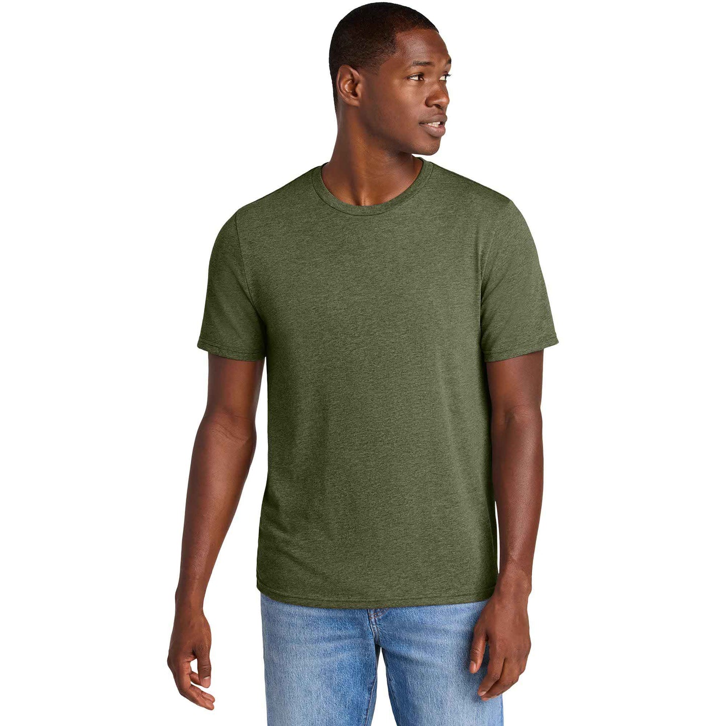 Jet Black T-Shirts - District - Soft Cotton Blend - Stylish Tee