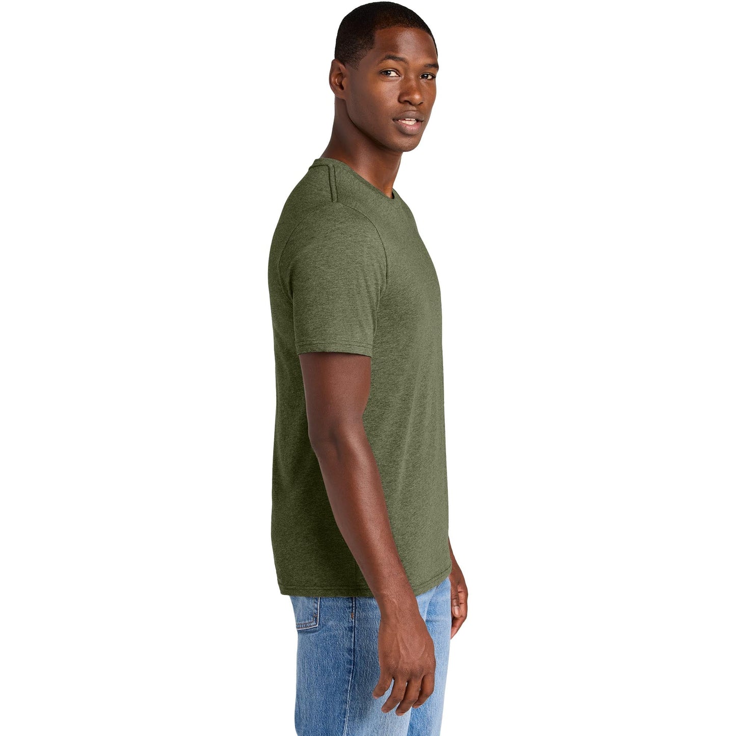 Jet Black T-Shirts - District - Soft Cotton Blend - Stylish Tee