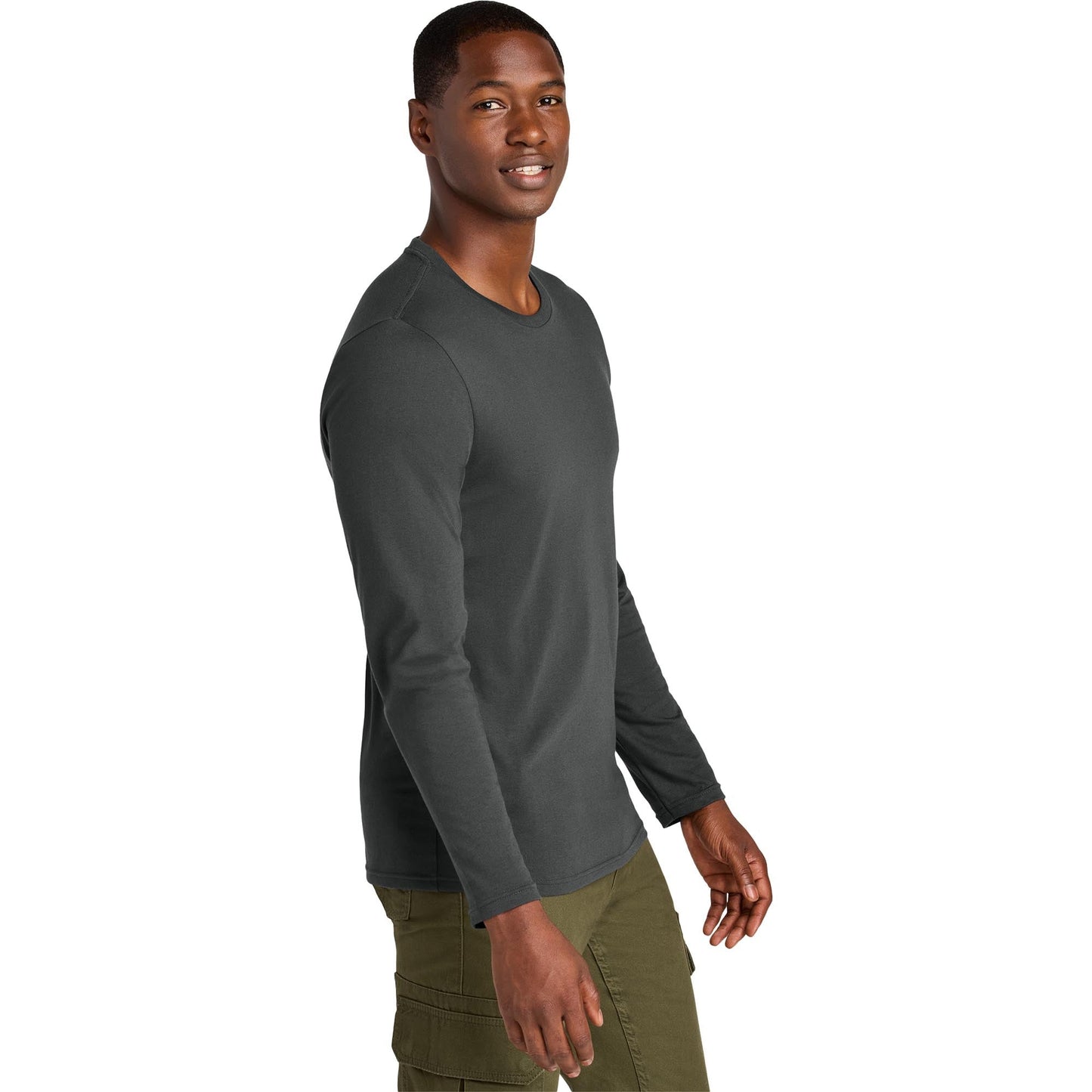 Jet Black T-Shirt - District - Perfect Weight CVC Tee