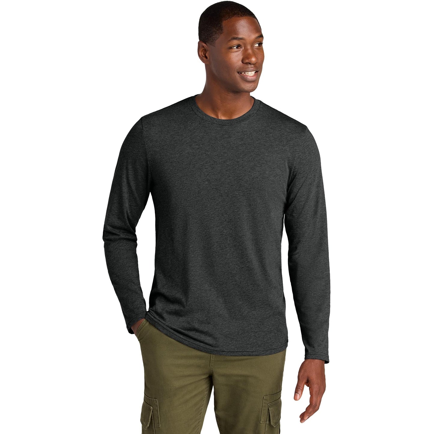 Jet Black T-Shirt - District - Perfect Weight CVC Tee