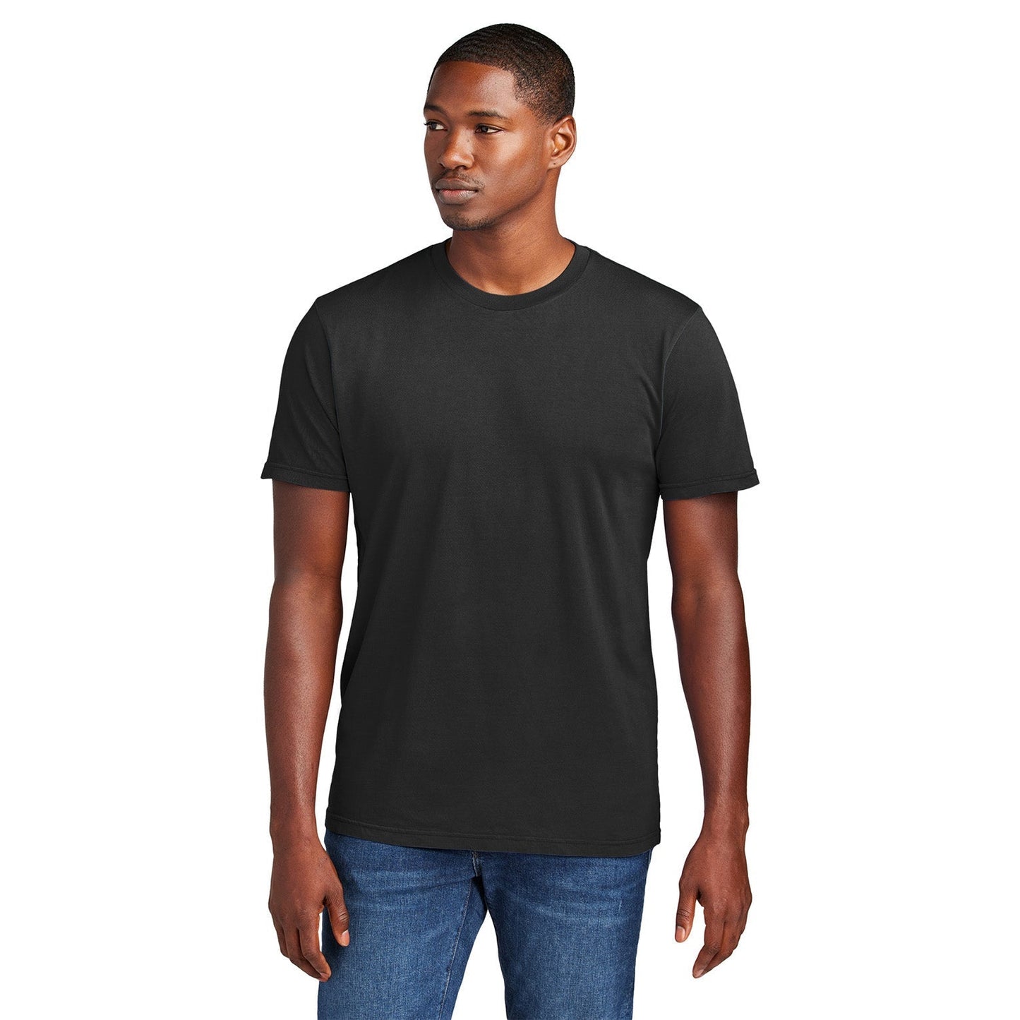 Black T-Shirts - District - Combed Cotton Unique Color