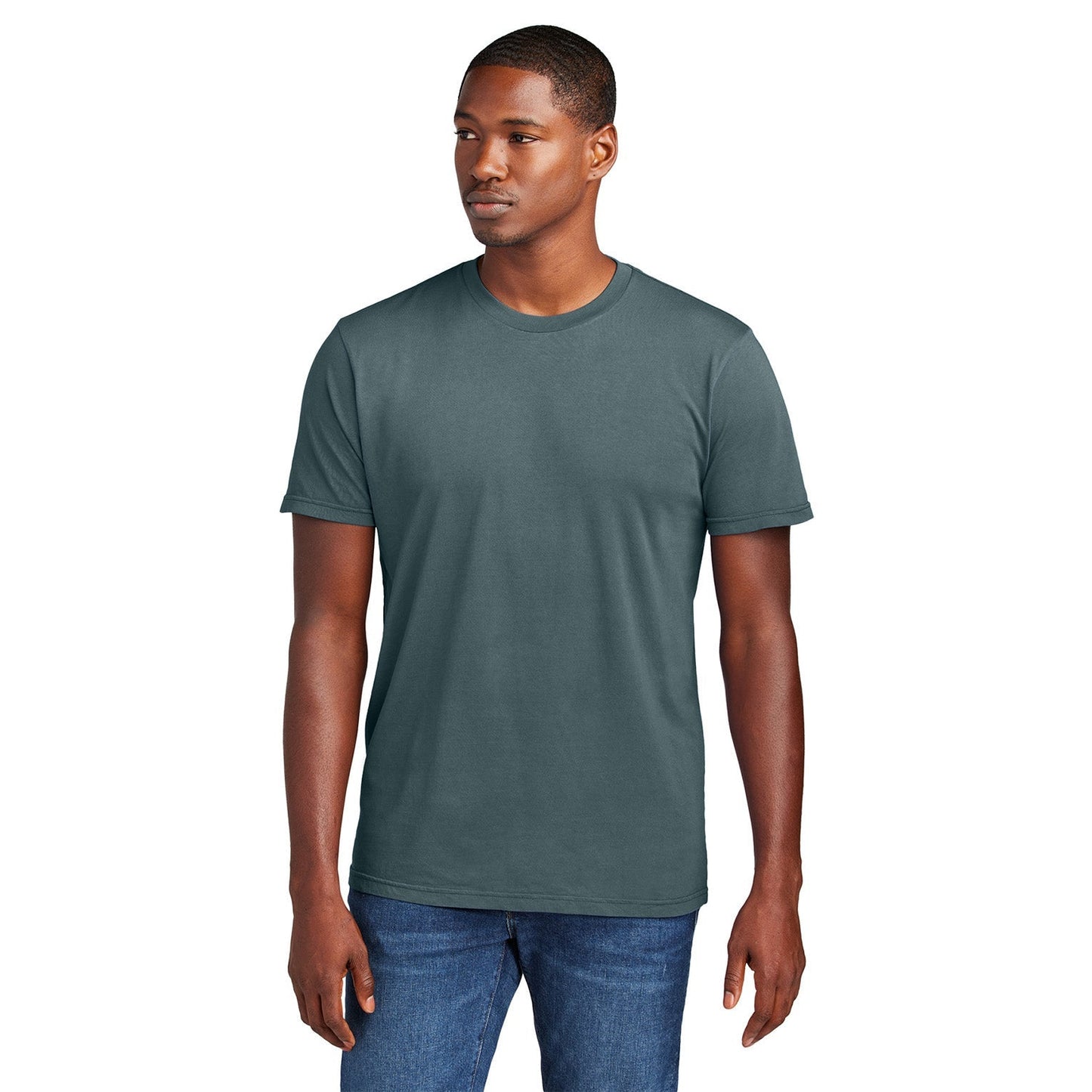 Black T-Shirts - District - Combed Cotton Unique Color