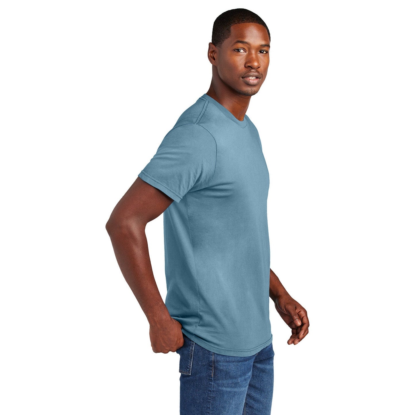 Black T-Shirts - District - Combed Cotton Unique Color