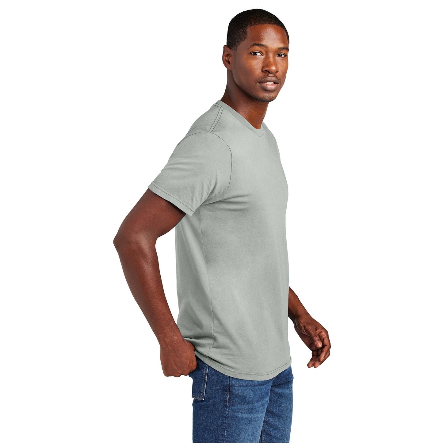 Black T-Shirts - District - Combed Cotton Unique Color