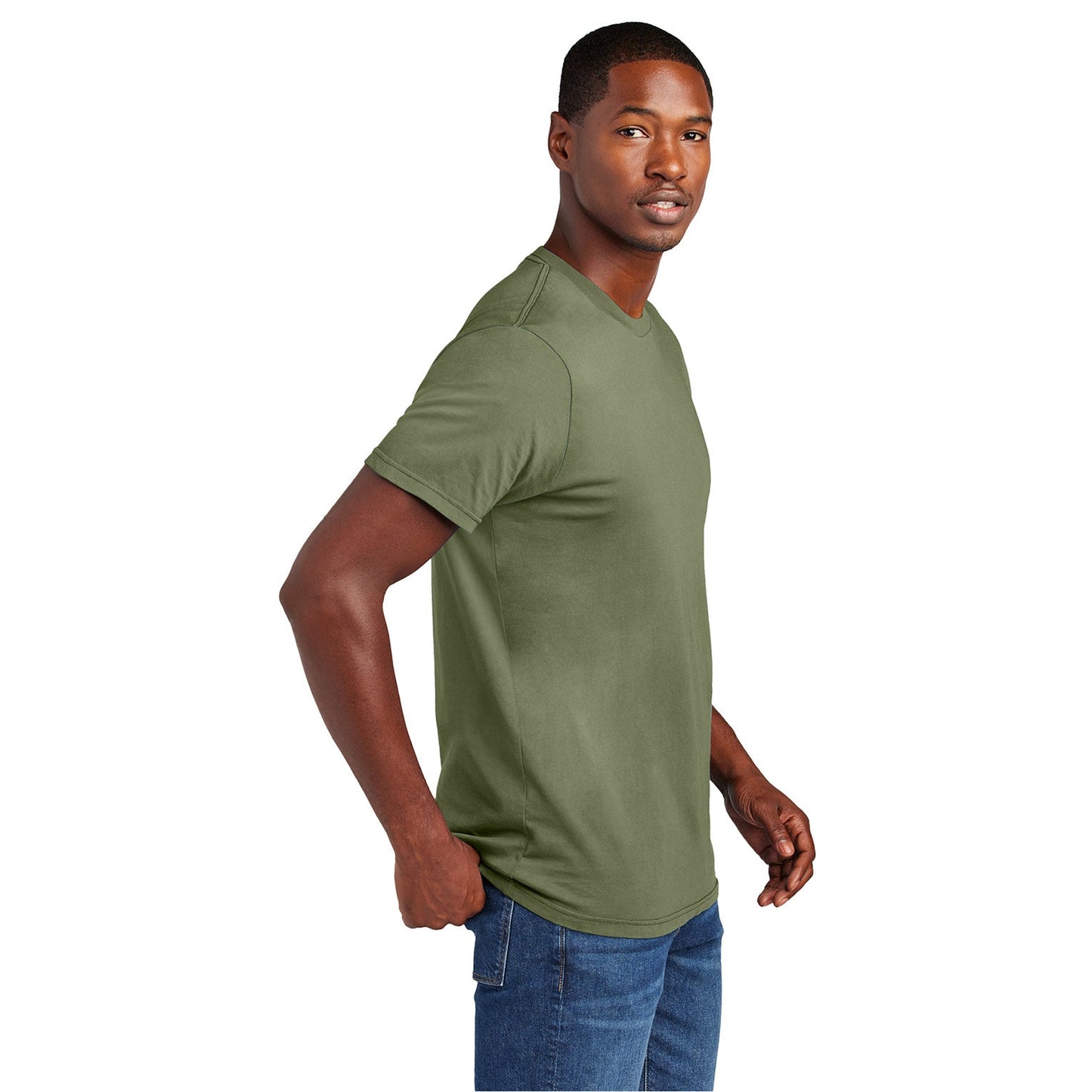 Black T-Shirts - District - Combed Cotton Unique Color