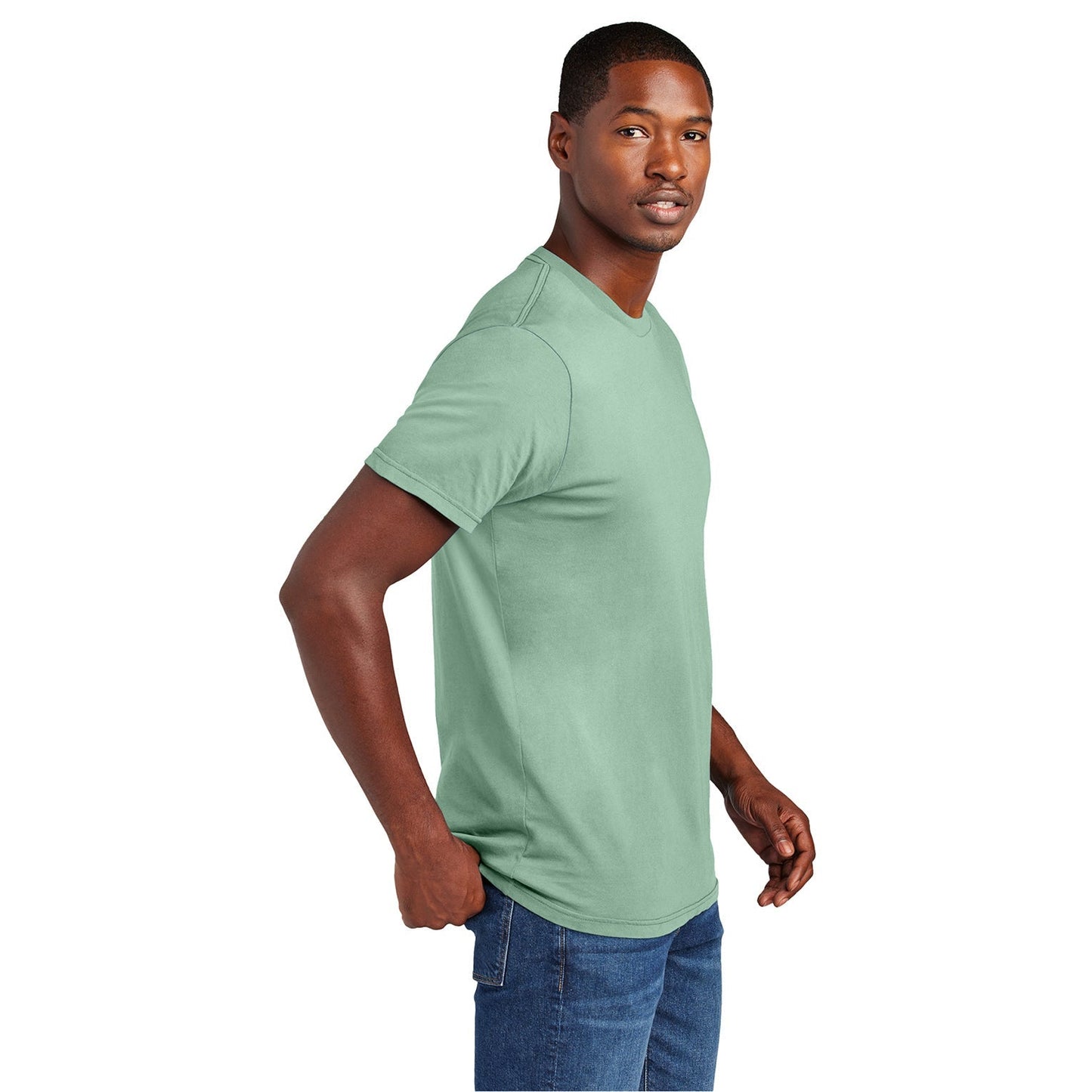 Black T-Shirts - District - Combed Cotton Unique Color