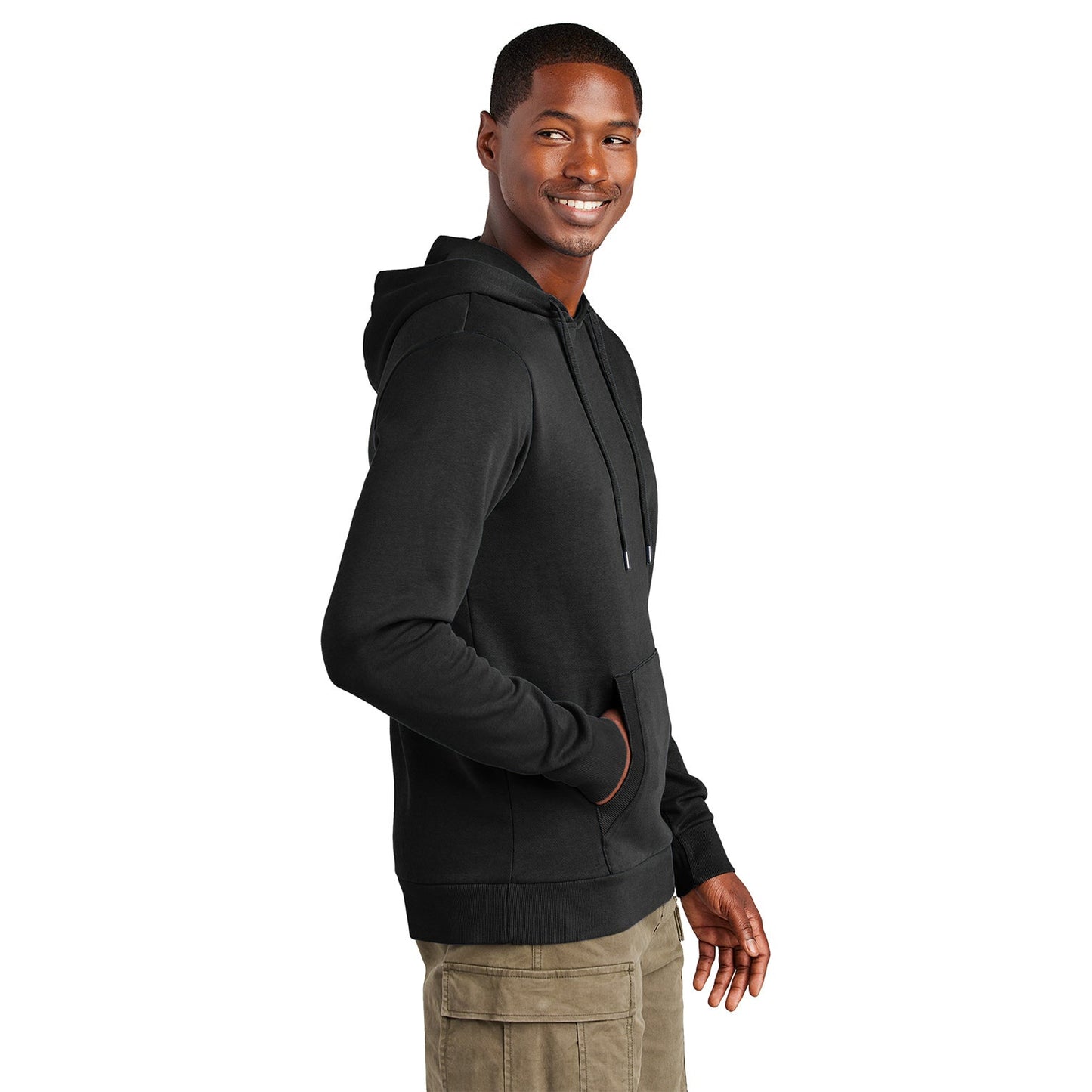 Black Sweatshirts - District - Soft Fleece Hoodie