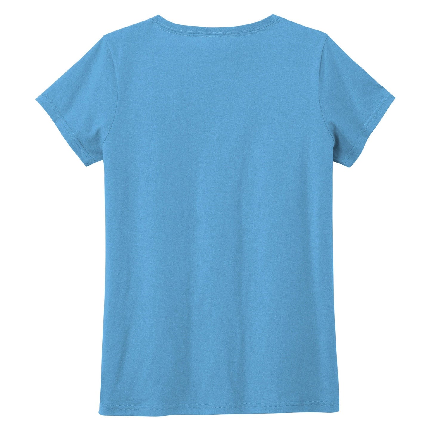 Black T-Shirts - District - Comfortable V-Neck Tee