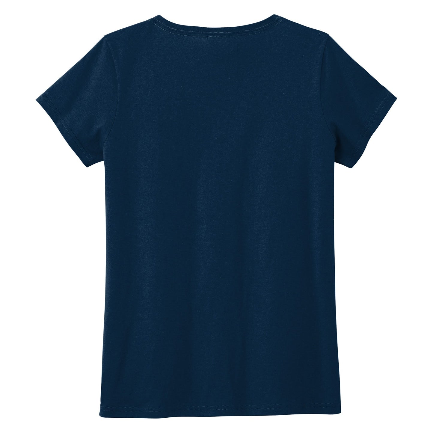 Black T-Shirts - District - Comfortable V-Neck Tee