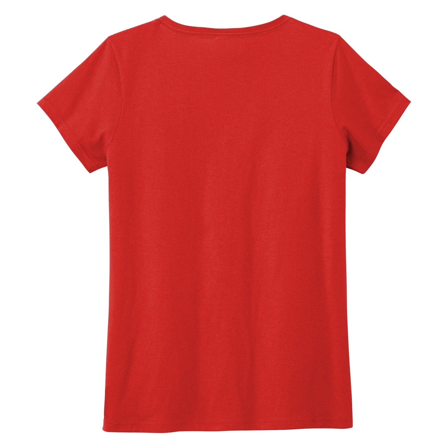 Black T-Shirts - District - Comfortable V-Neck Tee