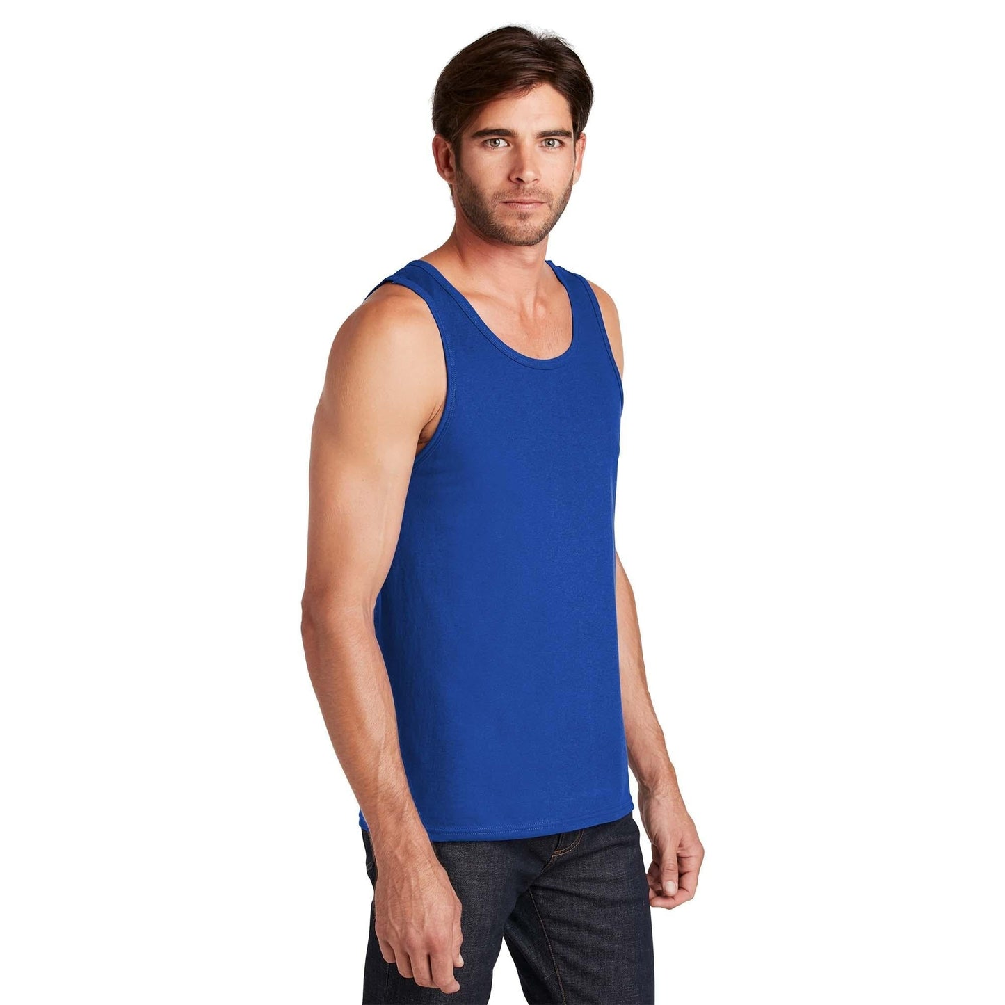 Black Tank Tops - District - Stylish Cotton Design