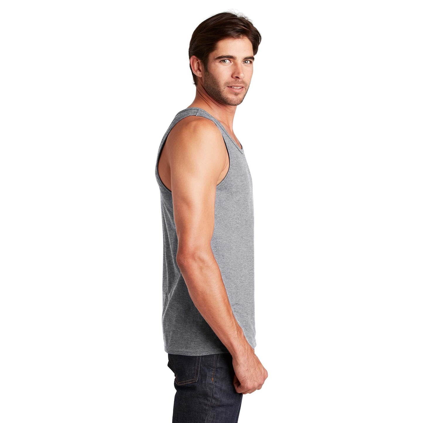 Black Tank Tops - District - Stylish Cotton Design