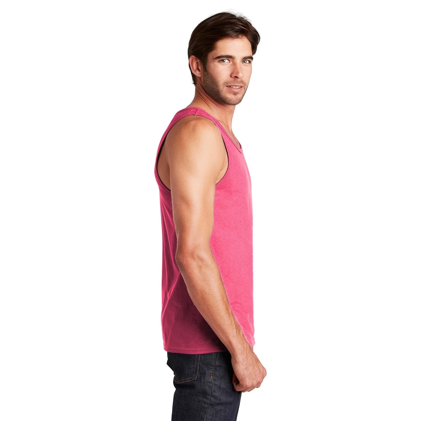 Black Tank Tops - District - Stylish Cotton Design