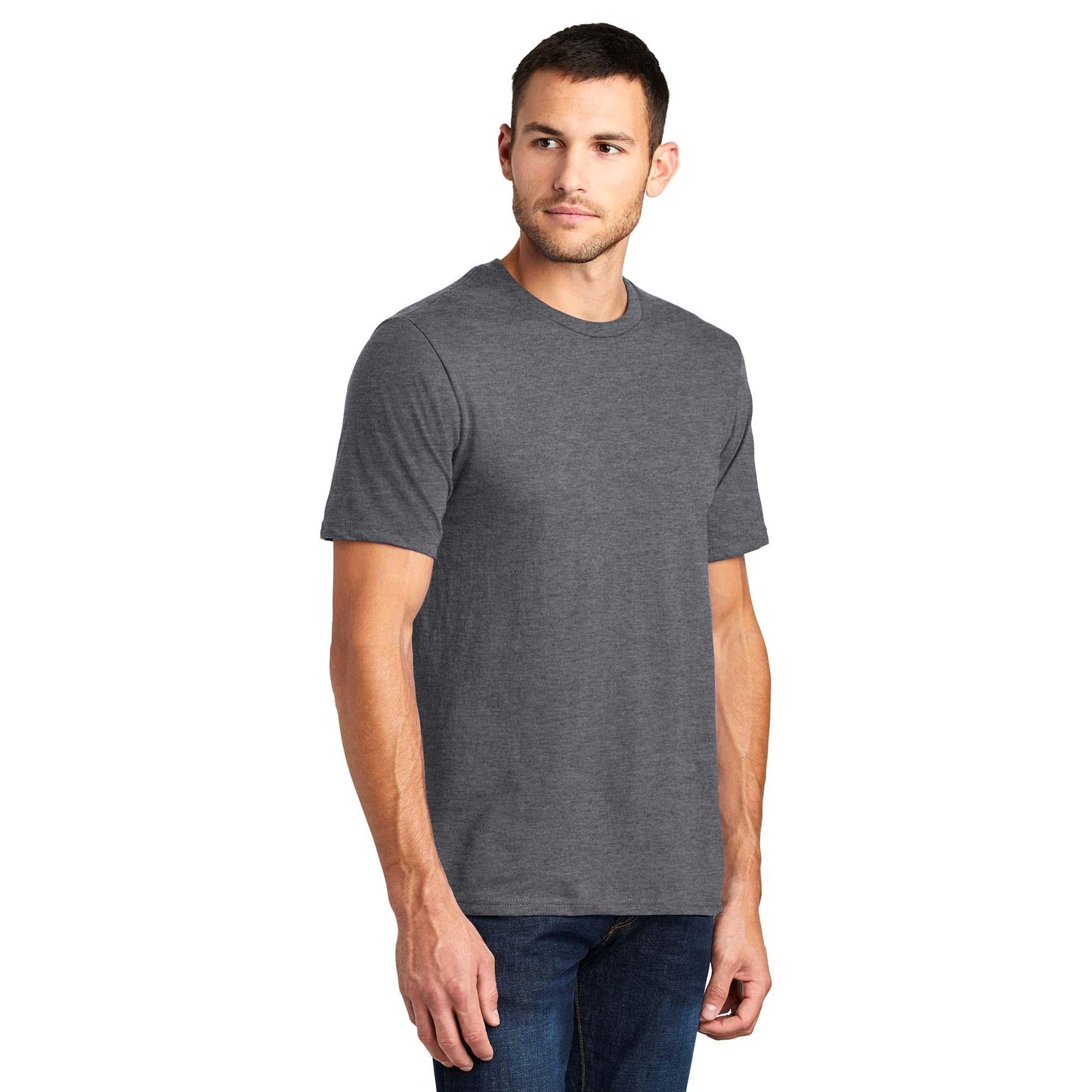 Black T-Shirts - District - Soft Fabric - Trendy Style