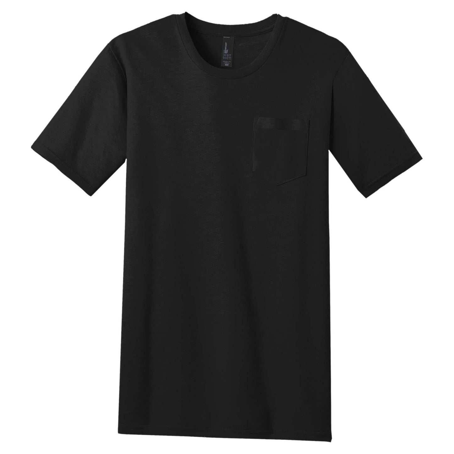 Black T-Shirts - District - Soft Cotton Blend - Comfortable Wear