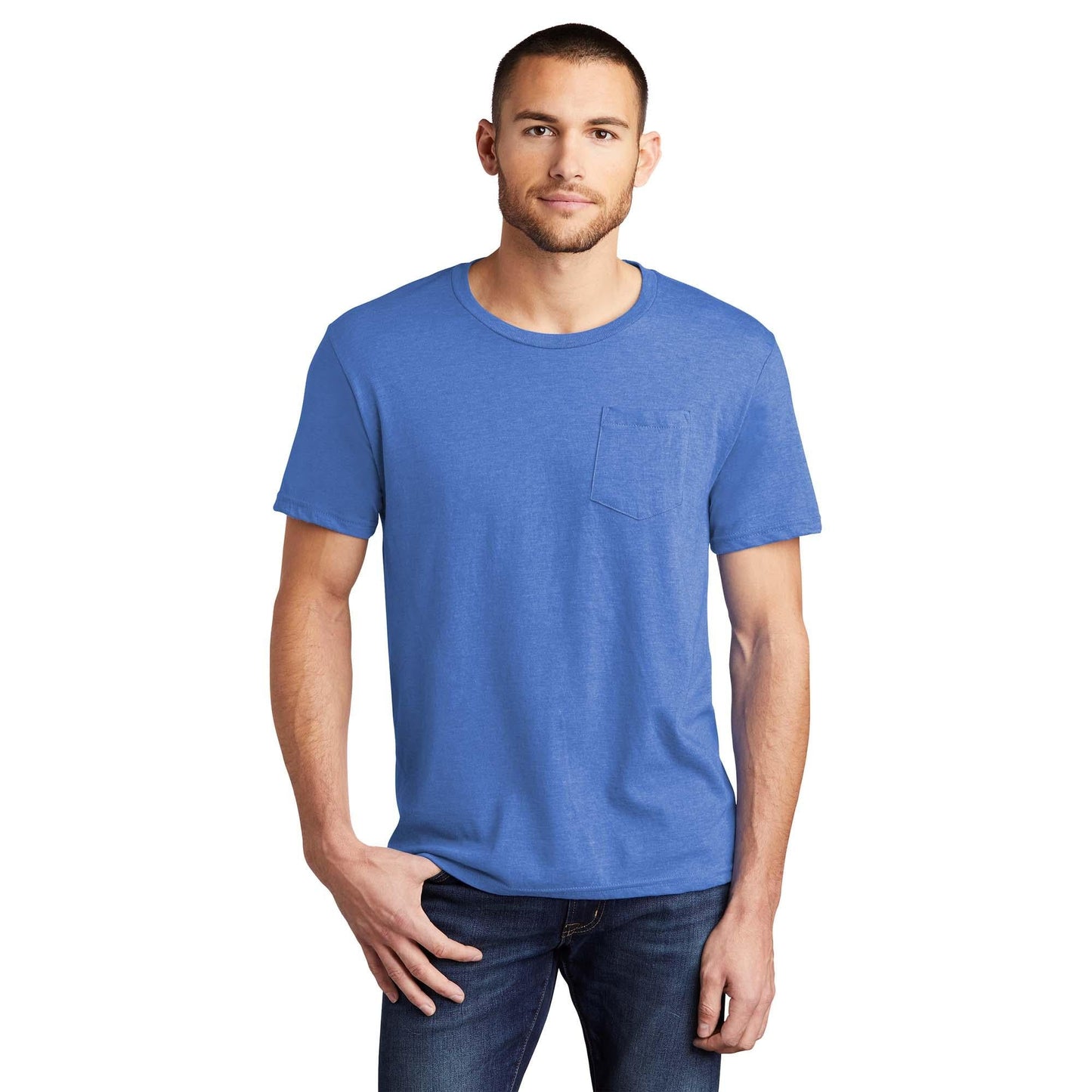 Black T-Shirts - District - Soft Cotton Blend - Comfortable Wear