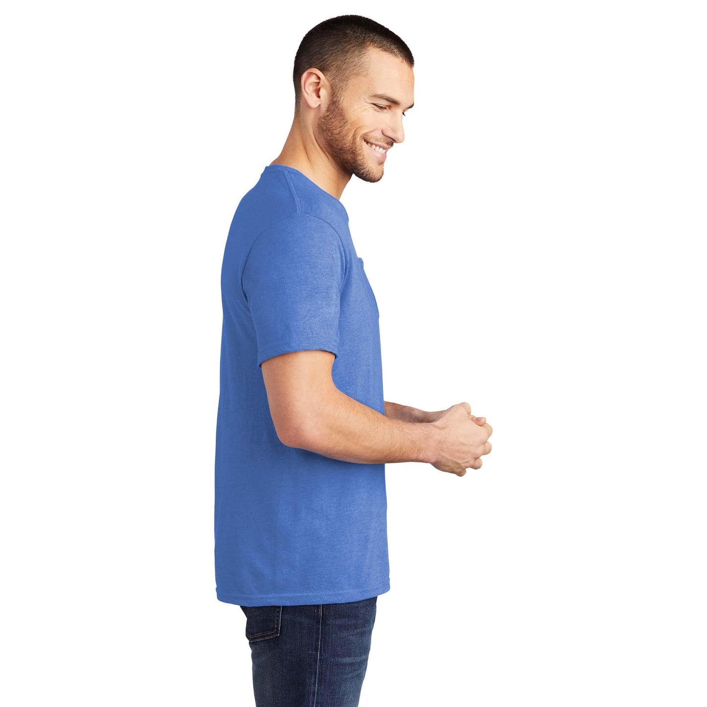 Black T-Shirts - District - Soft Cotton Blend - Comfortable Wear