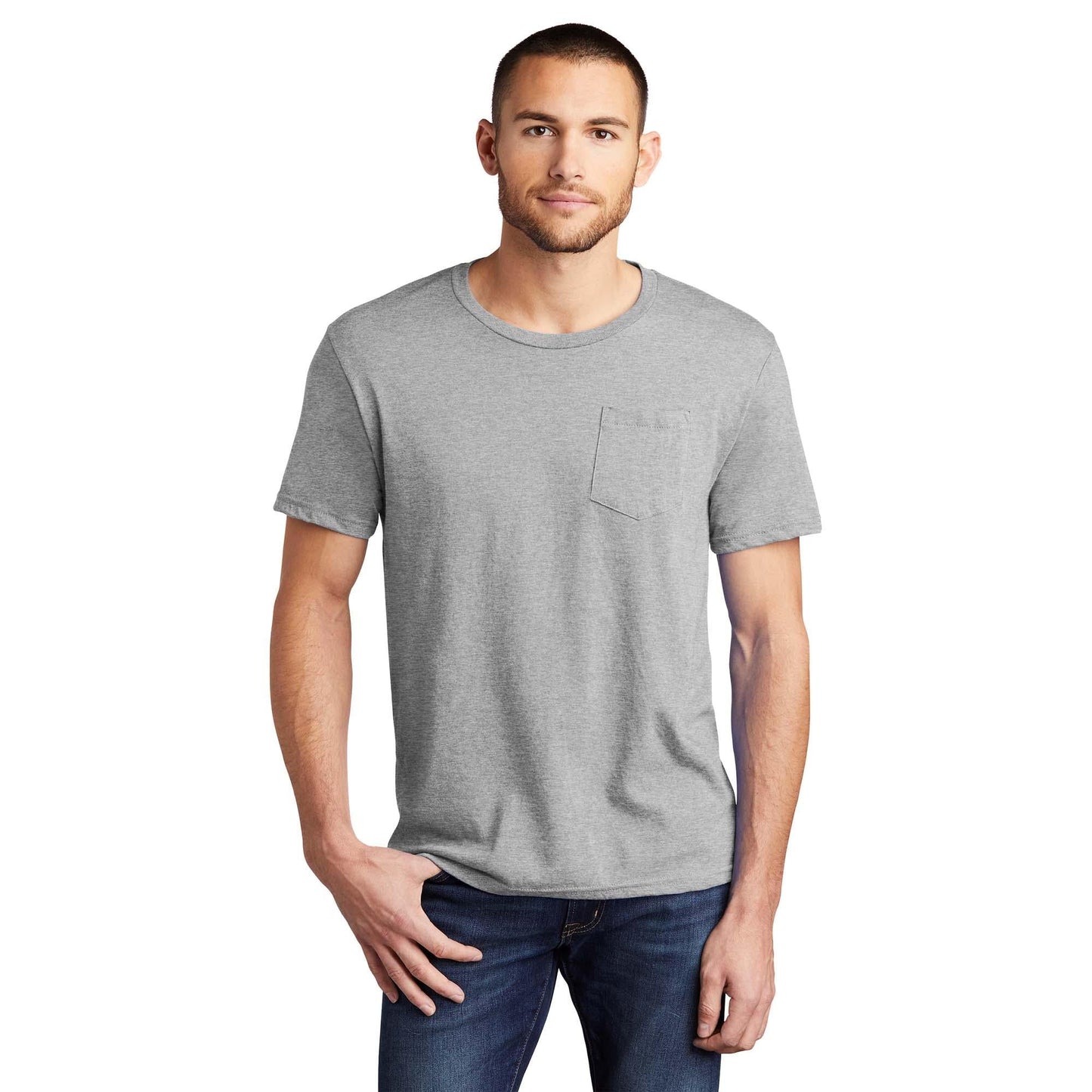 Black T-Shirts - District - Soft Cotton Blend - Comfortable Wear