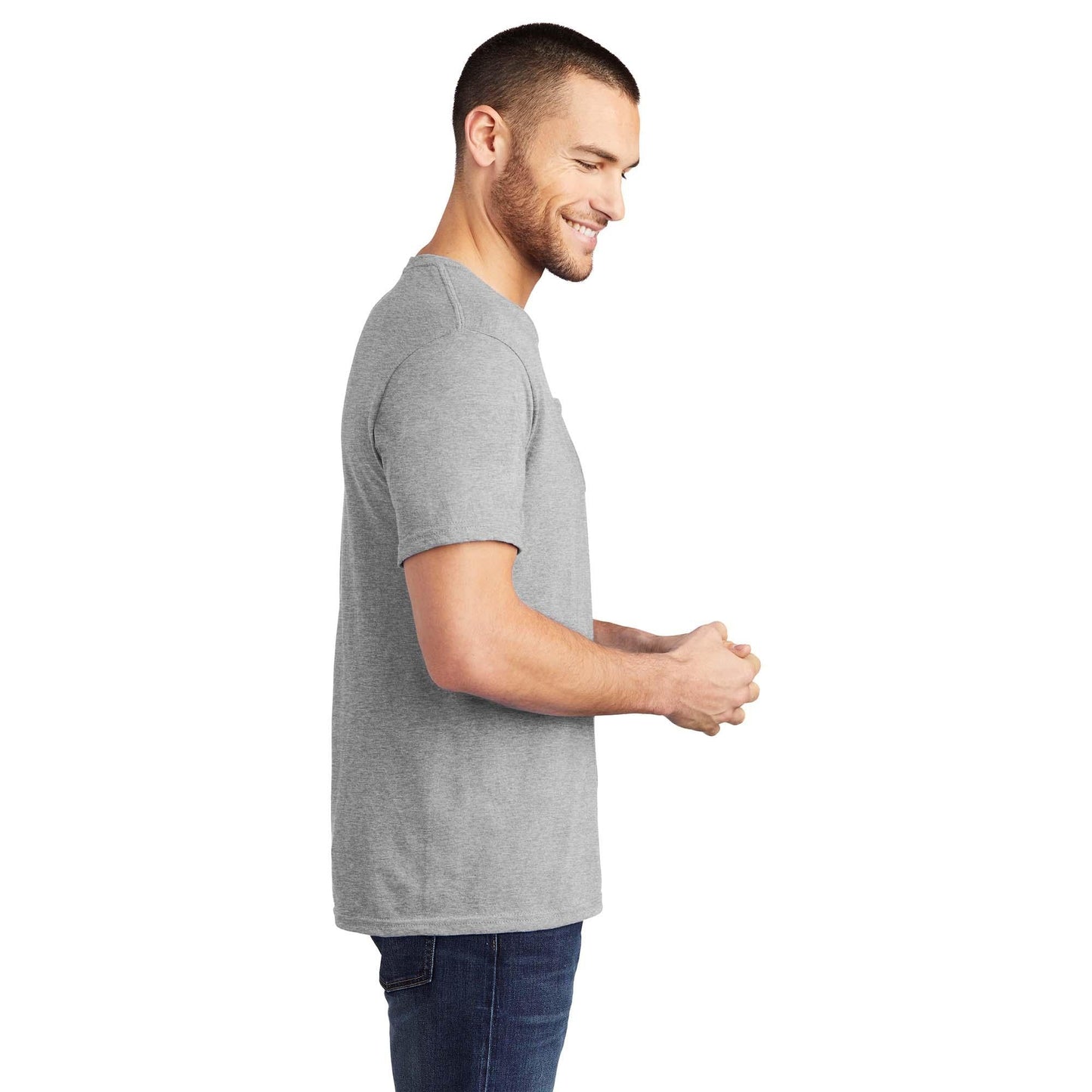 Black T-Shirts - District - Soft Cotton Blend - Comfortable Wear