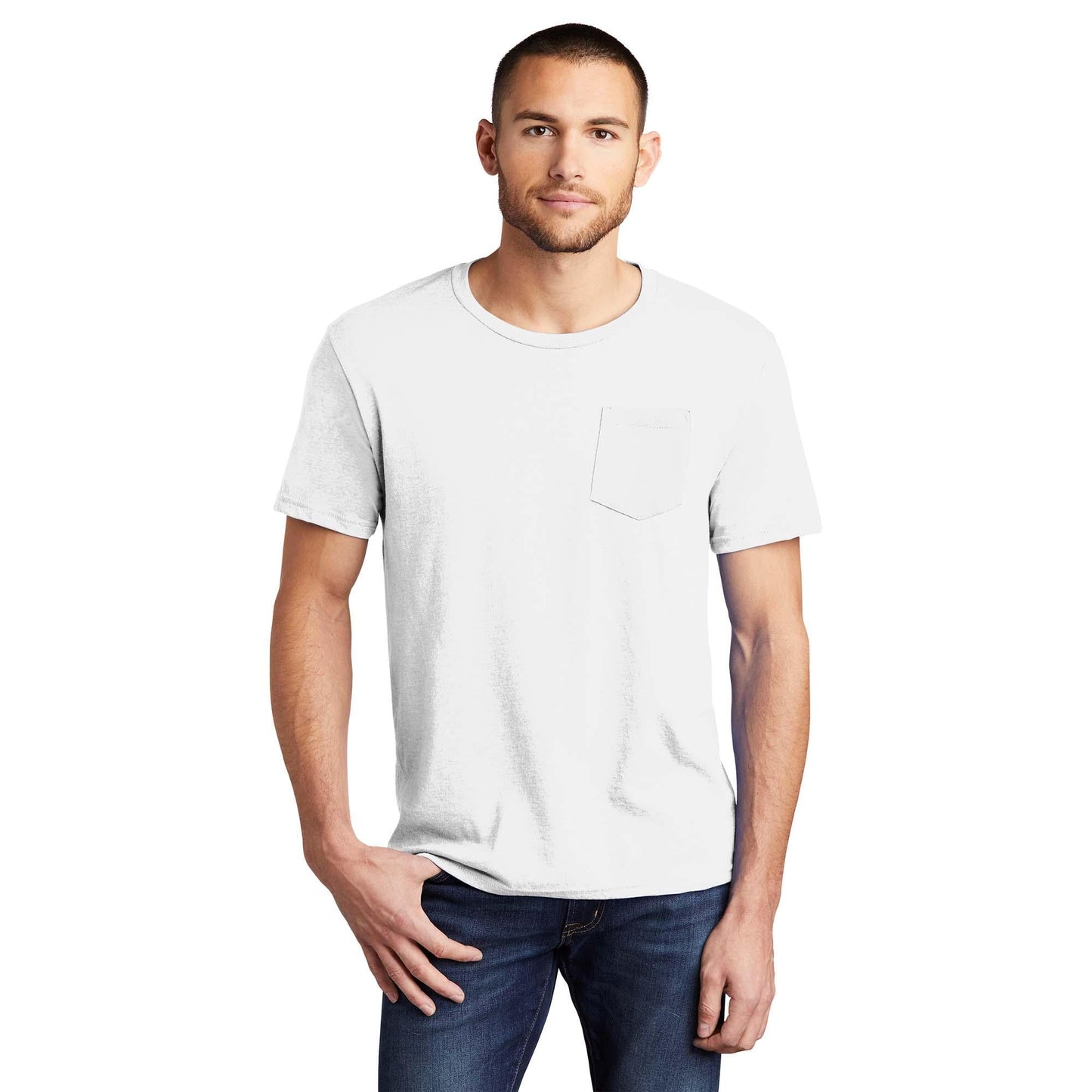Black T-Shirts - District - Soft Cotton Blend - Comfortable Wear