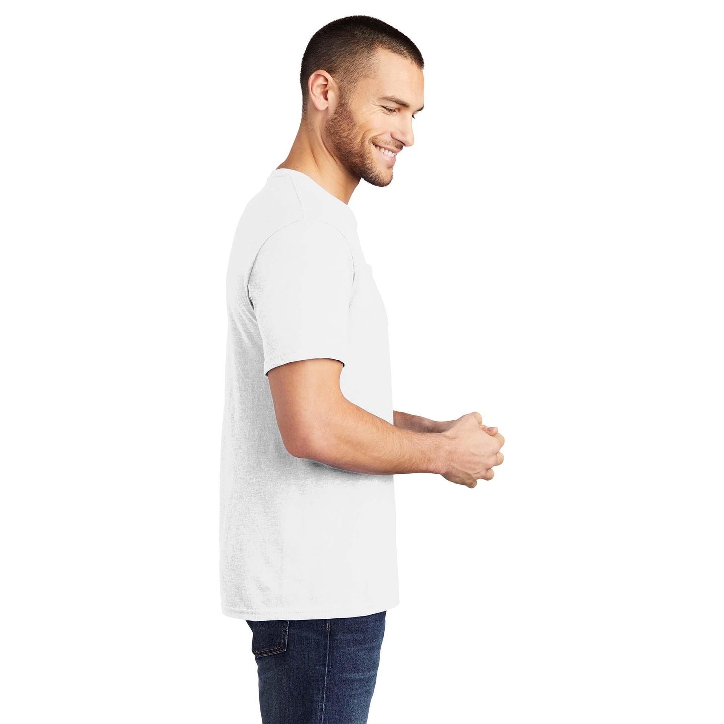Black T-Shirts - District - Soft Cotton Blend - Comfortable Wear