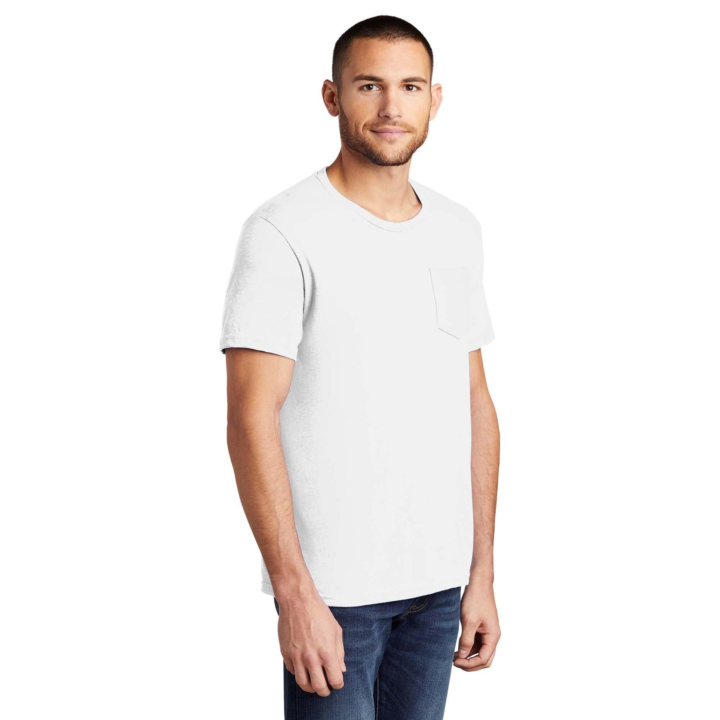 Black T-Shirts - District - Soft Cotton Blend - Comfortable Wear
